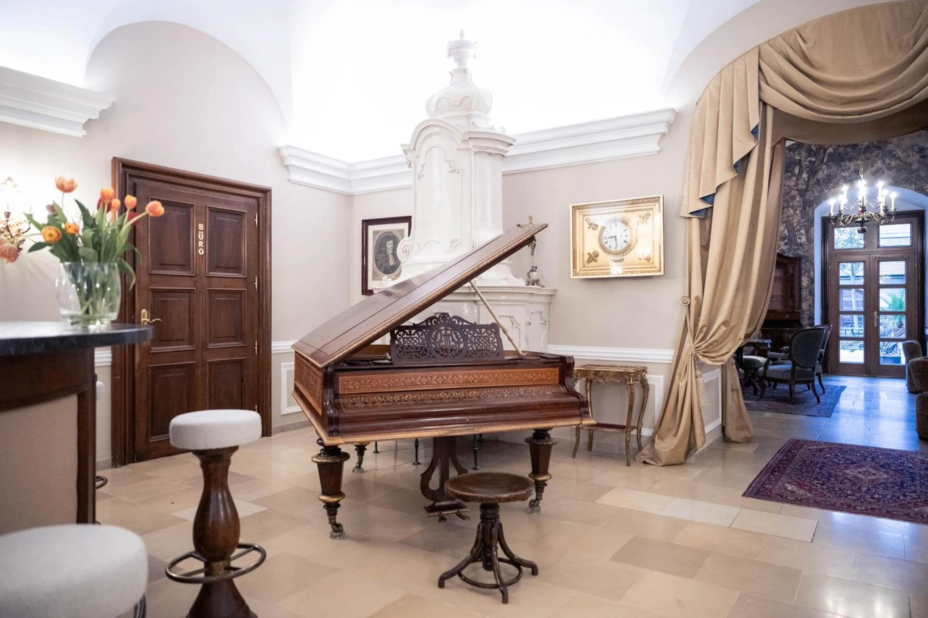 Lobby or reception in Hotel Schloss Dürnstein