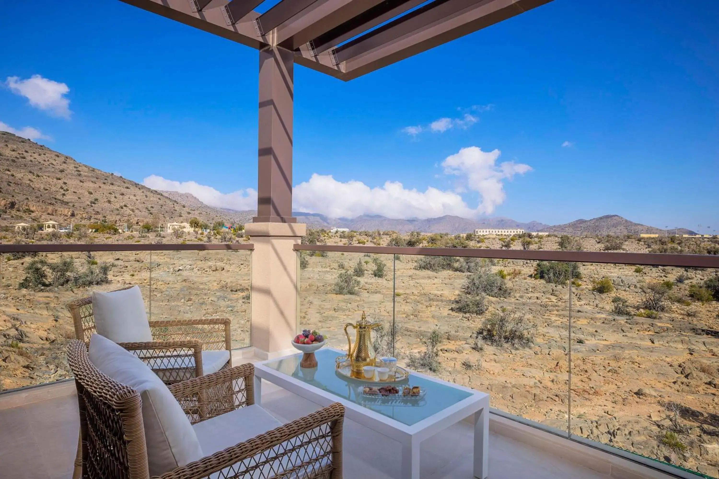 Bedroom in dusitD2 Naseem Resort, Jabal Akhdar, Oman Bedroom in dusitD2 Naseem Resort, Jabal Akhdar, Oman