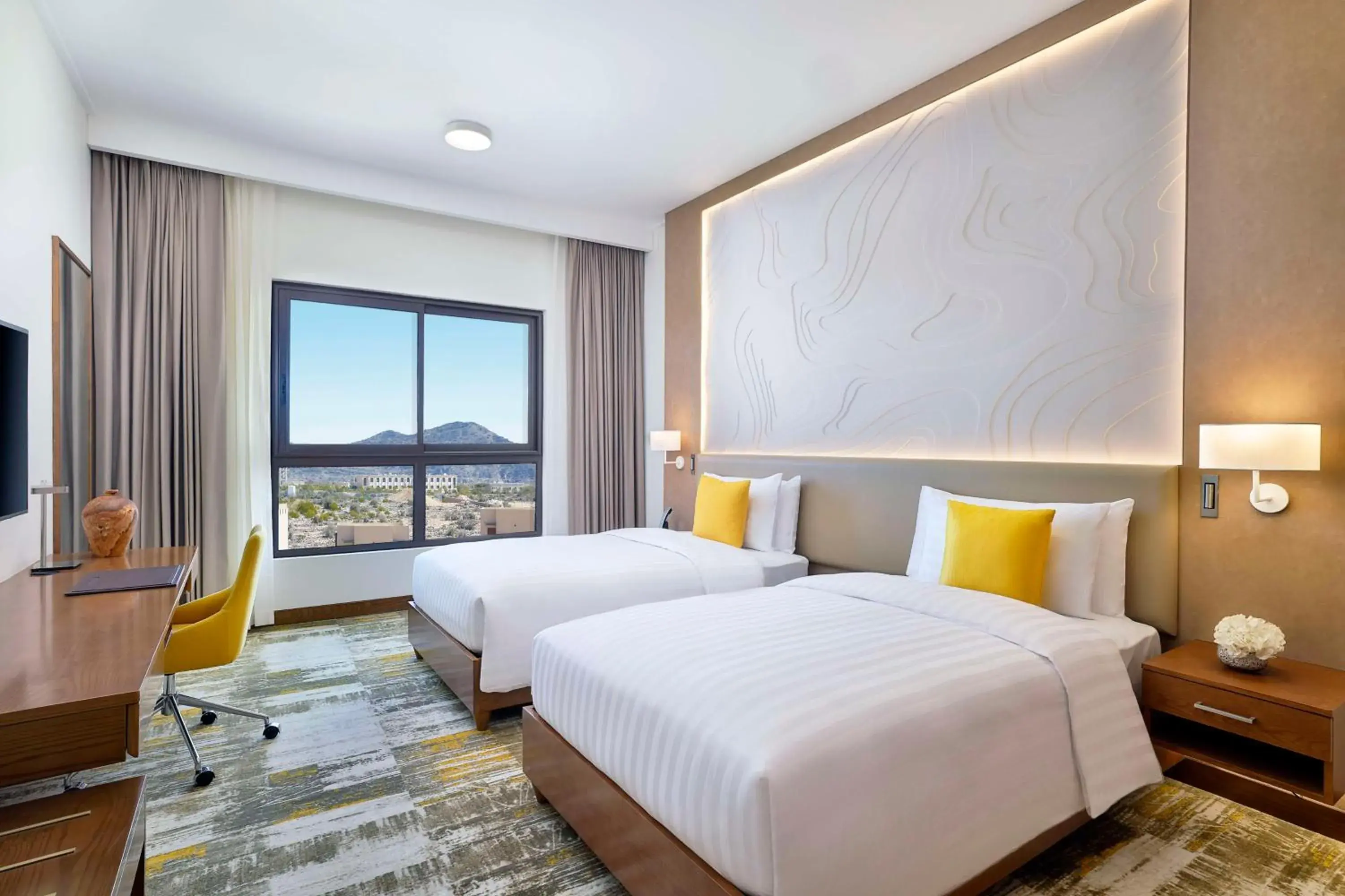 Photo of the whole room, Bed in dusitD2 Naseem Resort, Jabal Akhdar, Oman Photo of the whole room, Bed in dusitD2 Naseem Resort, Jabal Akhdar, Oman