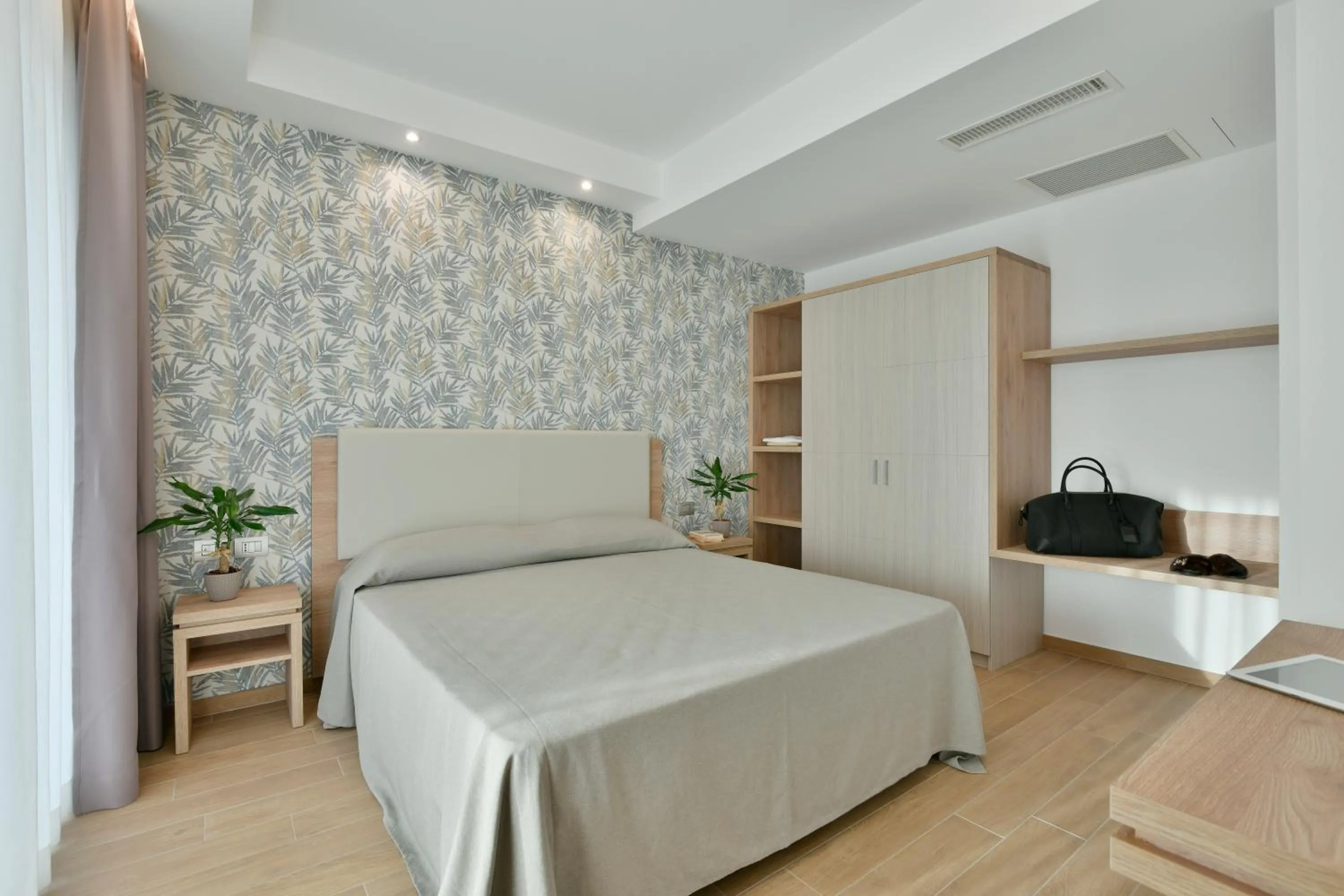 Bed in Hotel Serenella