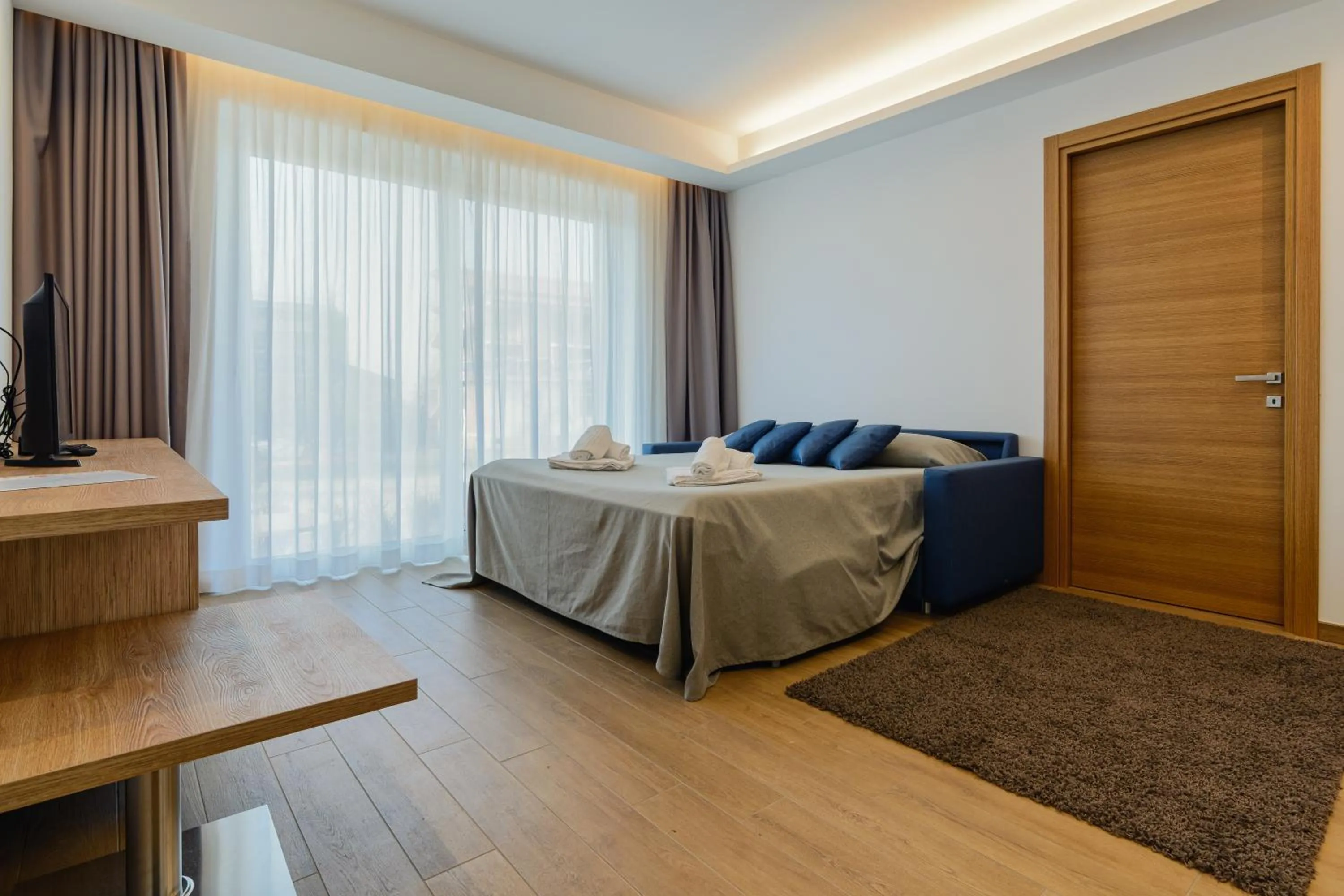 Bed in Hotel Serenella