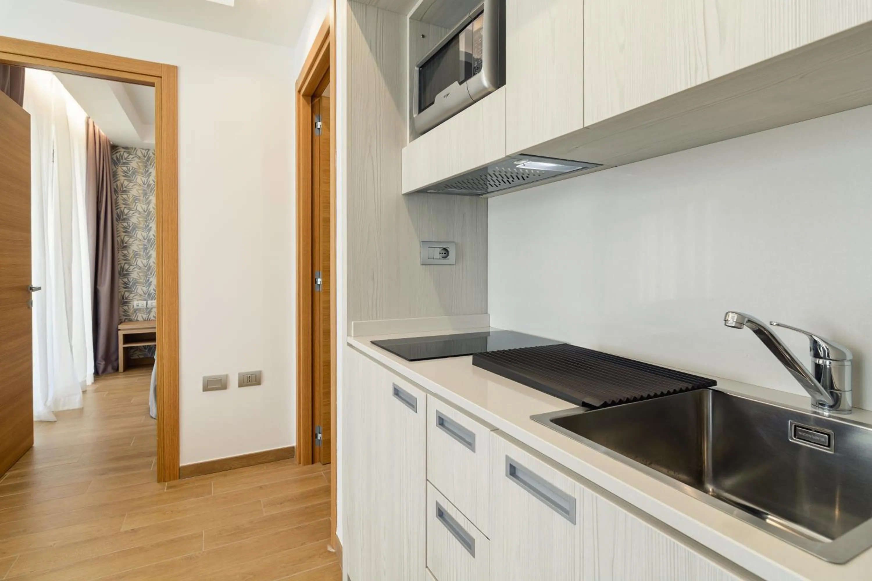Kitchen or kitchenette in Hotel Serenella