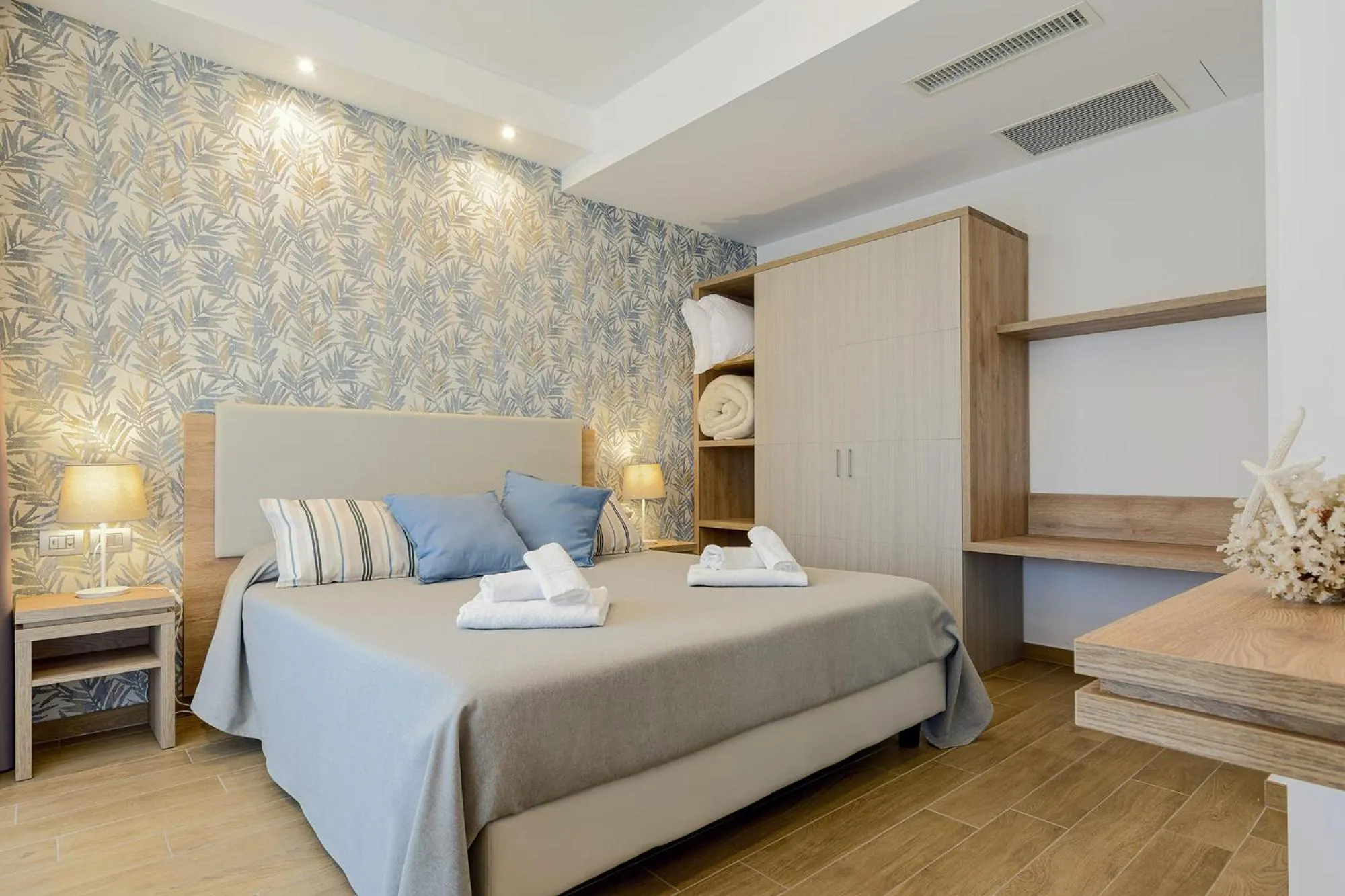 Bed in Hotel Serenella