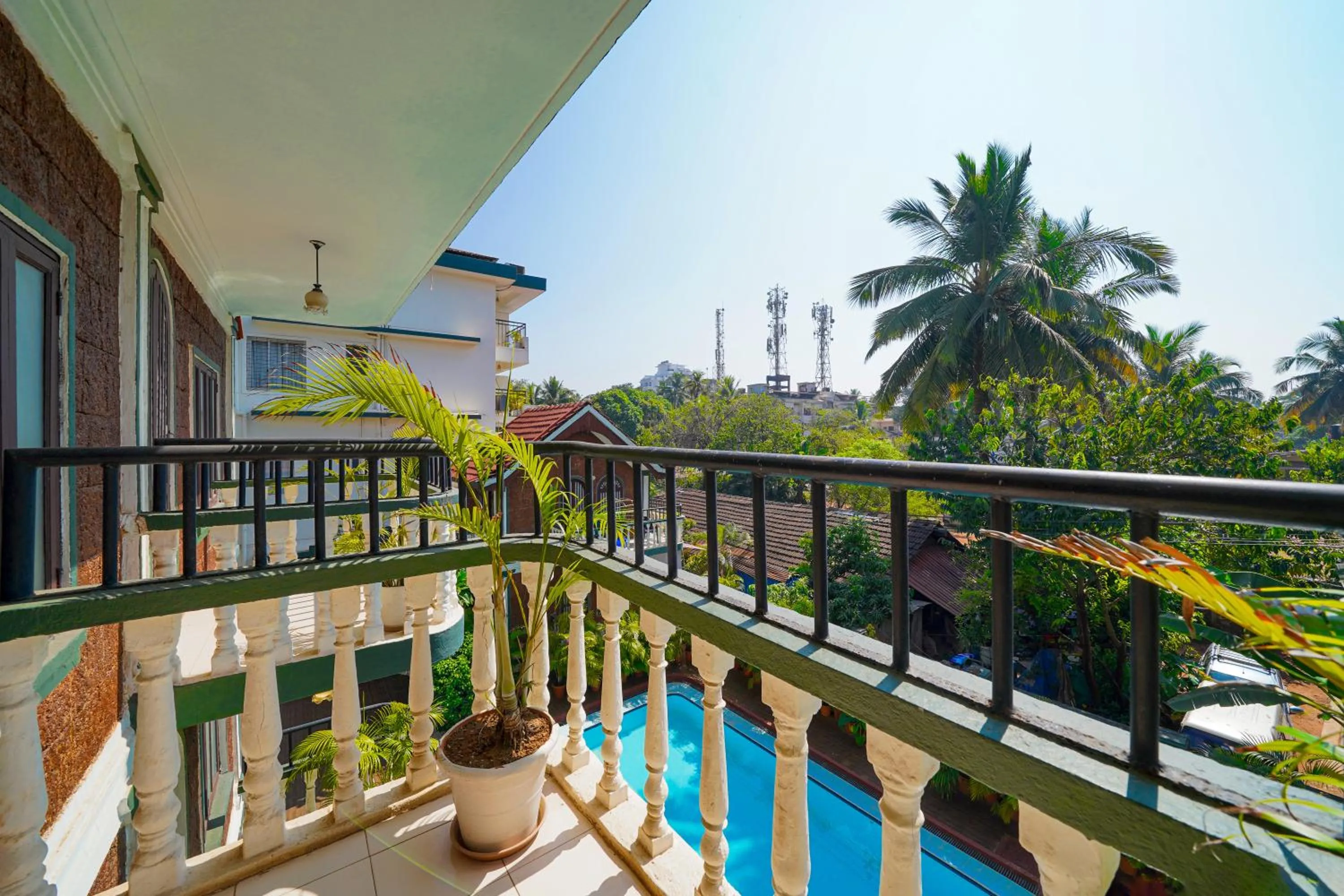 Balcony/Terrace in Olive Zip Calangute Mira by Embassy Group