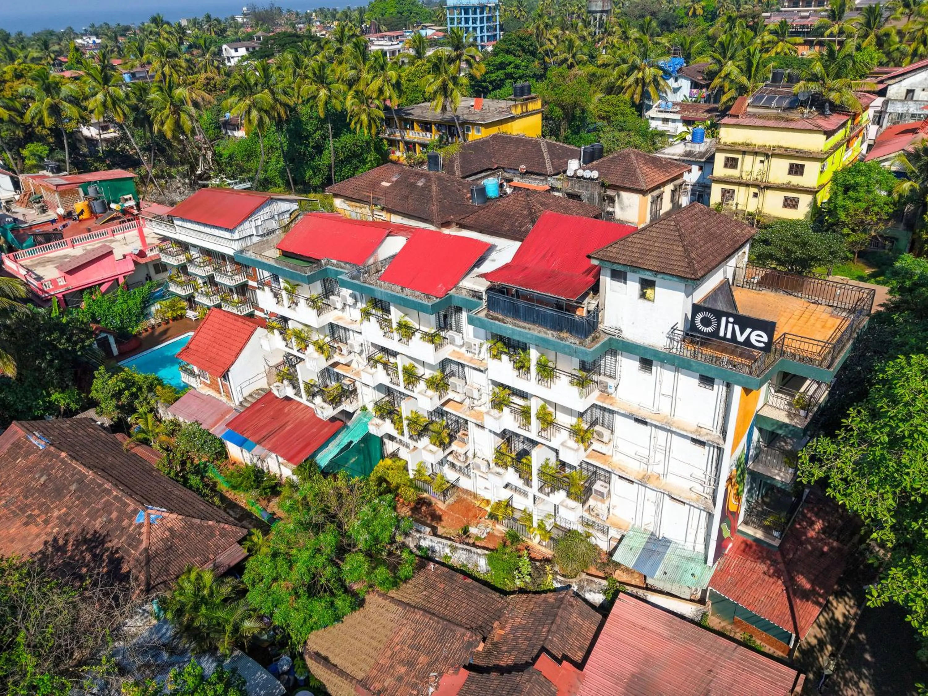 Property building in Olive Zip Calangute Mira by Embassy Group