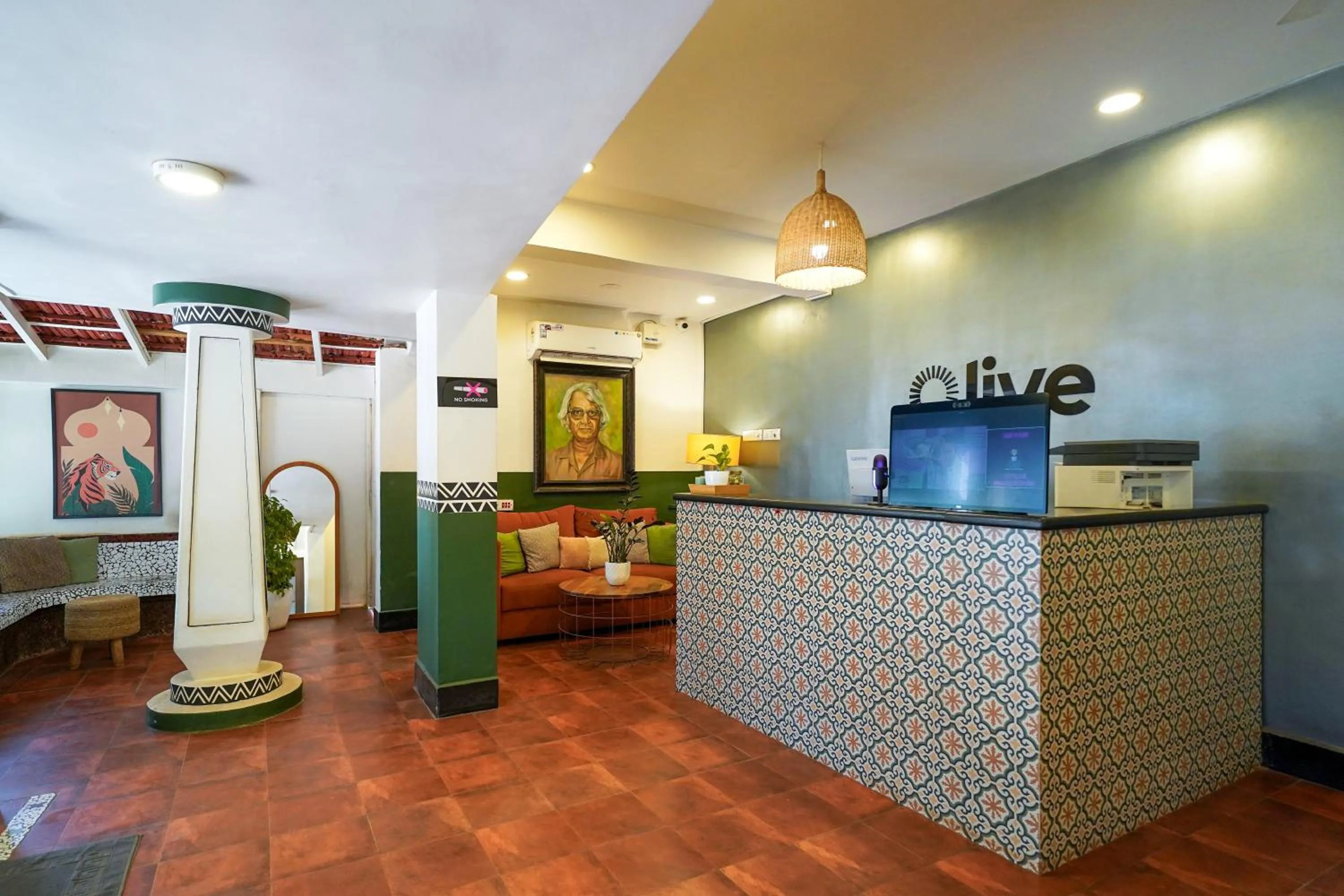 Lobby or reception in Olive Zip Calangute Mira by Embassy Group