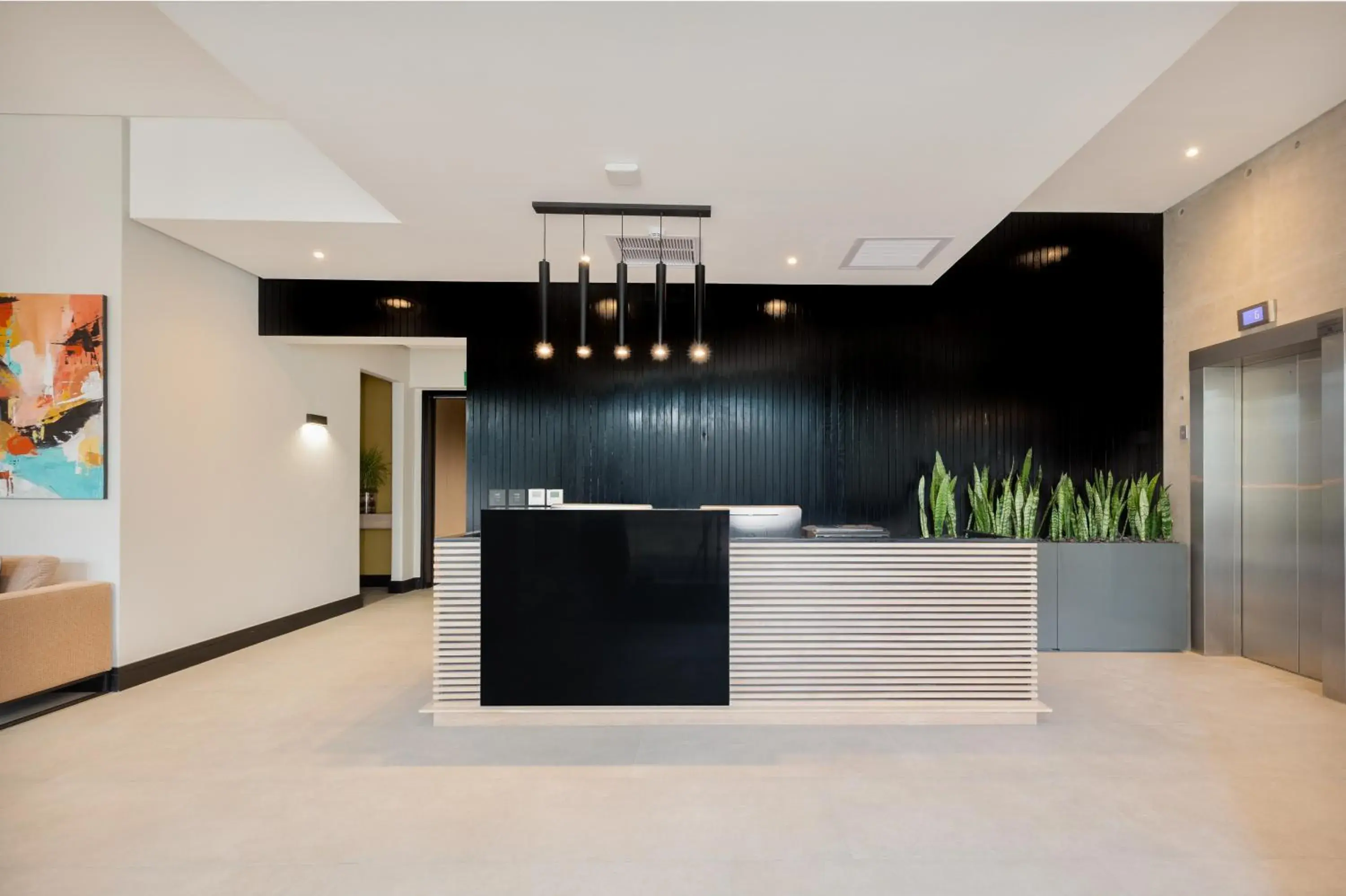 Lobby or reception in Hotel Krige Lobby or reception in Hotel Krige