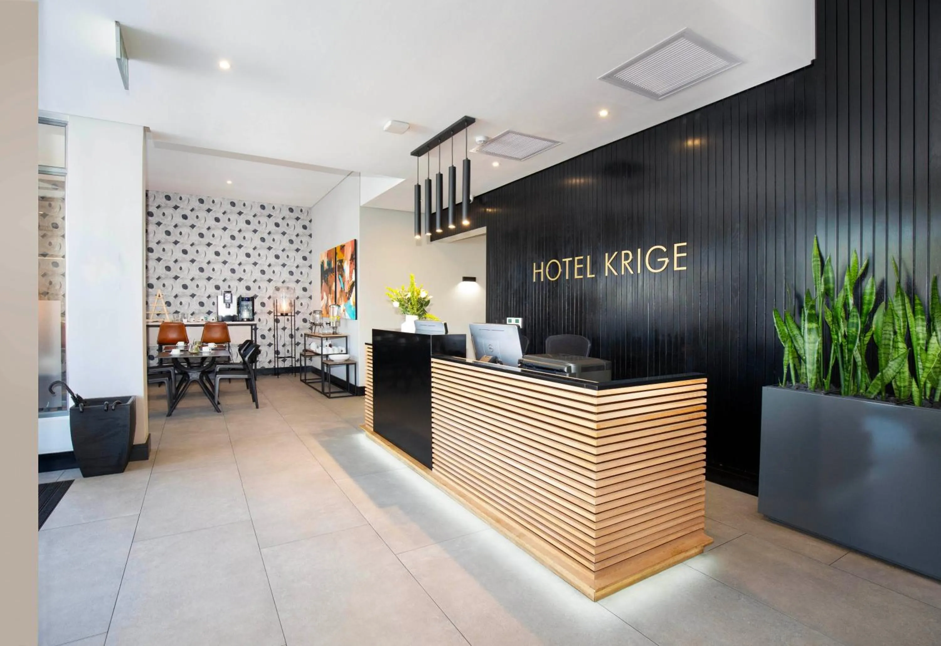 Lobby or reception in Hotel Krige