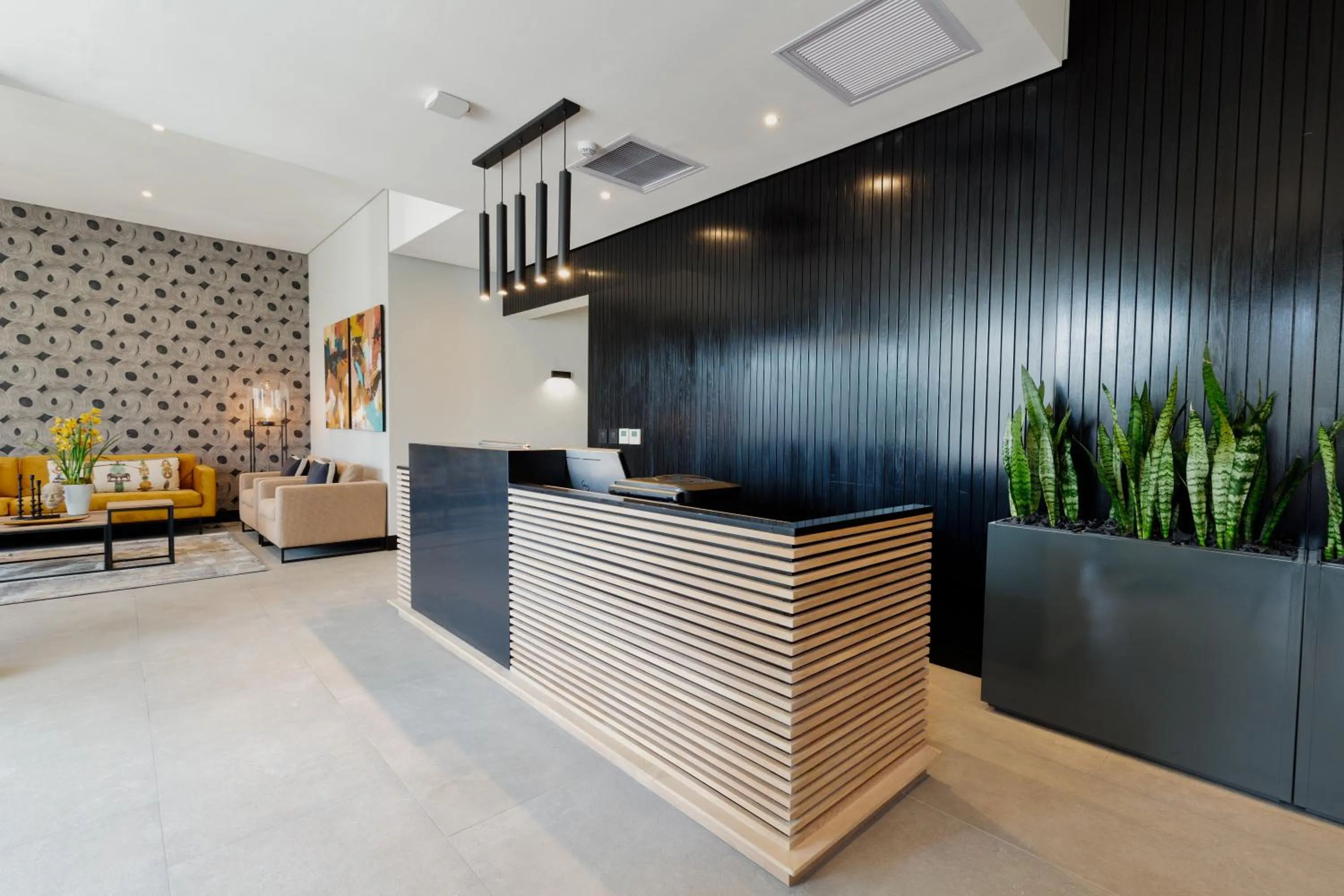 Lobby or reception in Hotel Krige