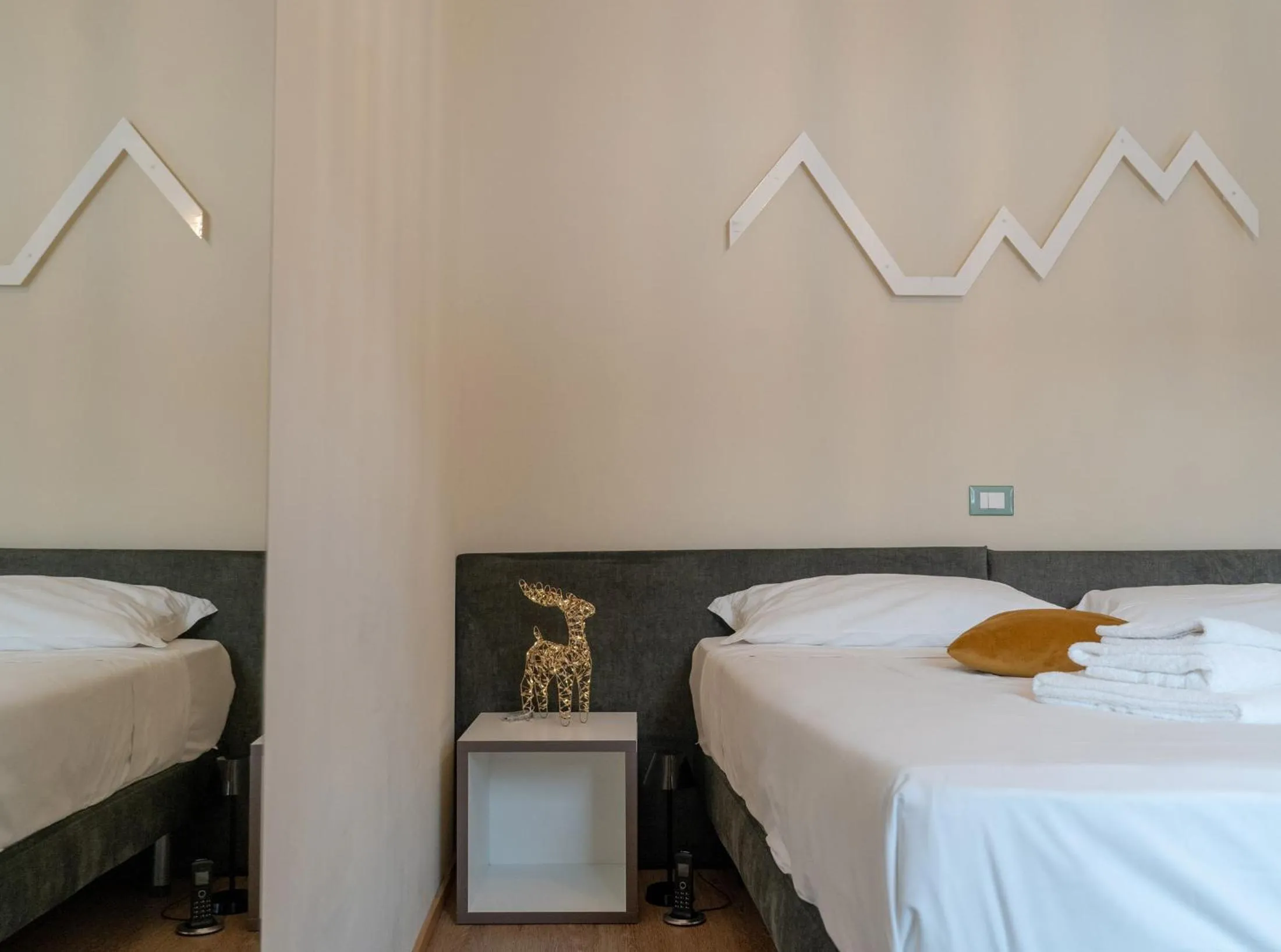 Bed in Hotel Casa Alpina