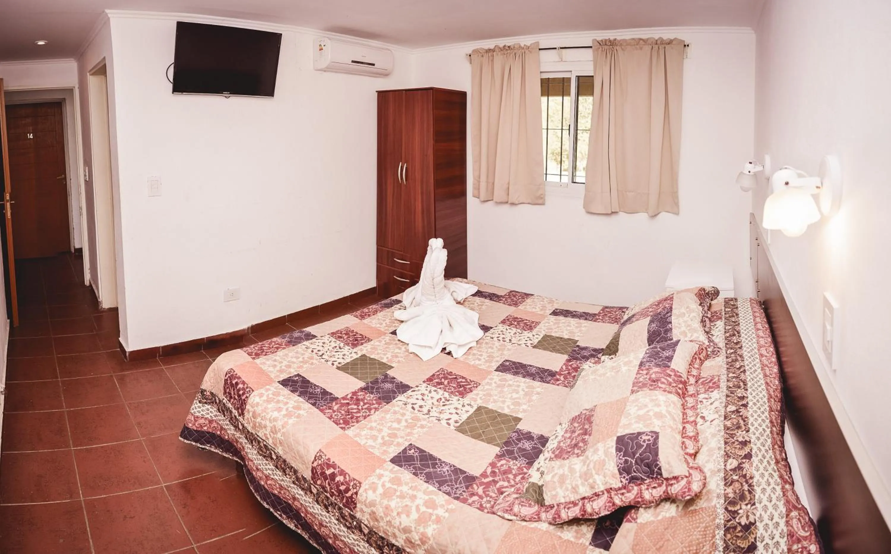 Bed in La Candida Hotel