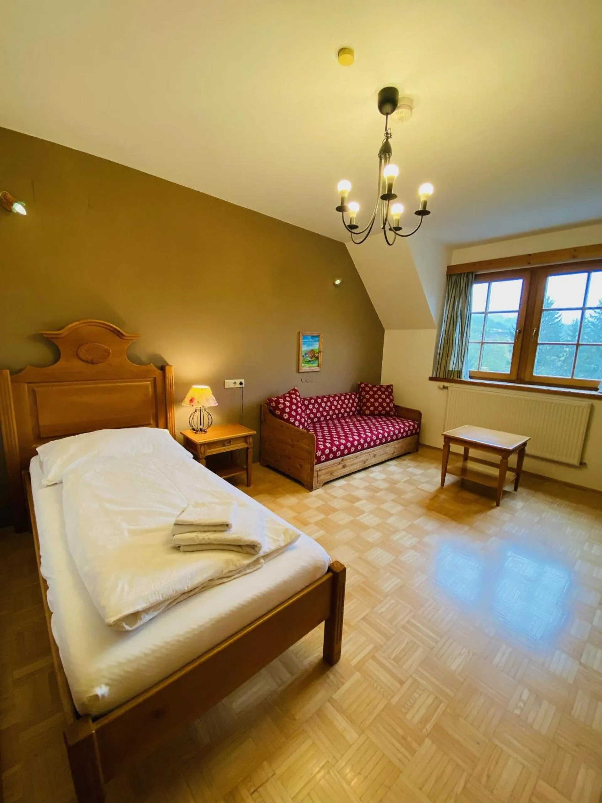 Bedroom, Bed in Steinschalerhof