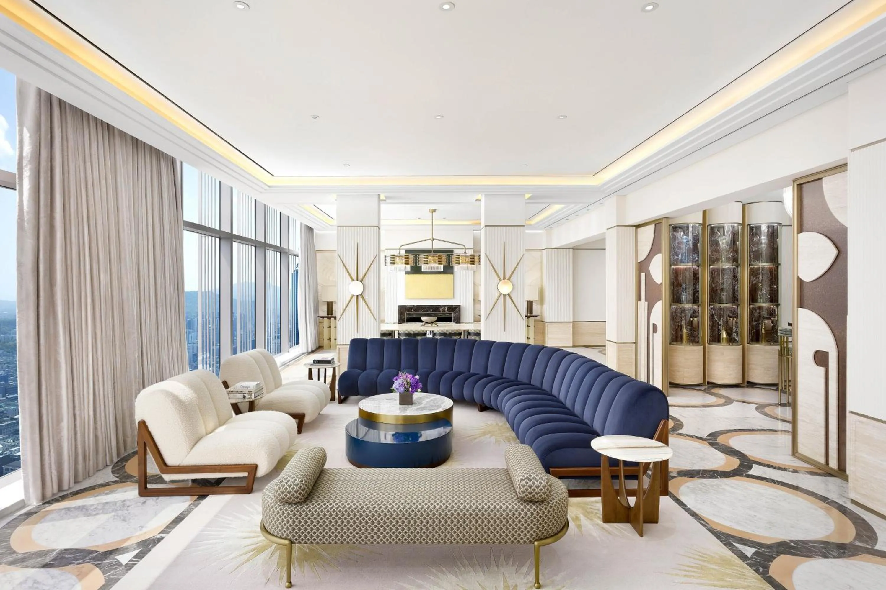 Living room in Josun Palace, a Luxury Collection Hotel, Seoul Gangnam