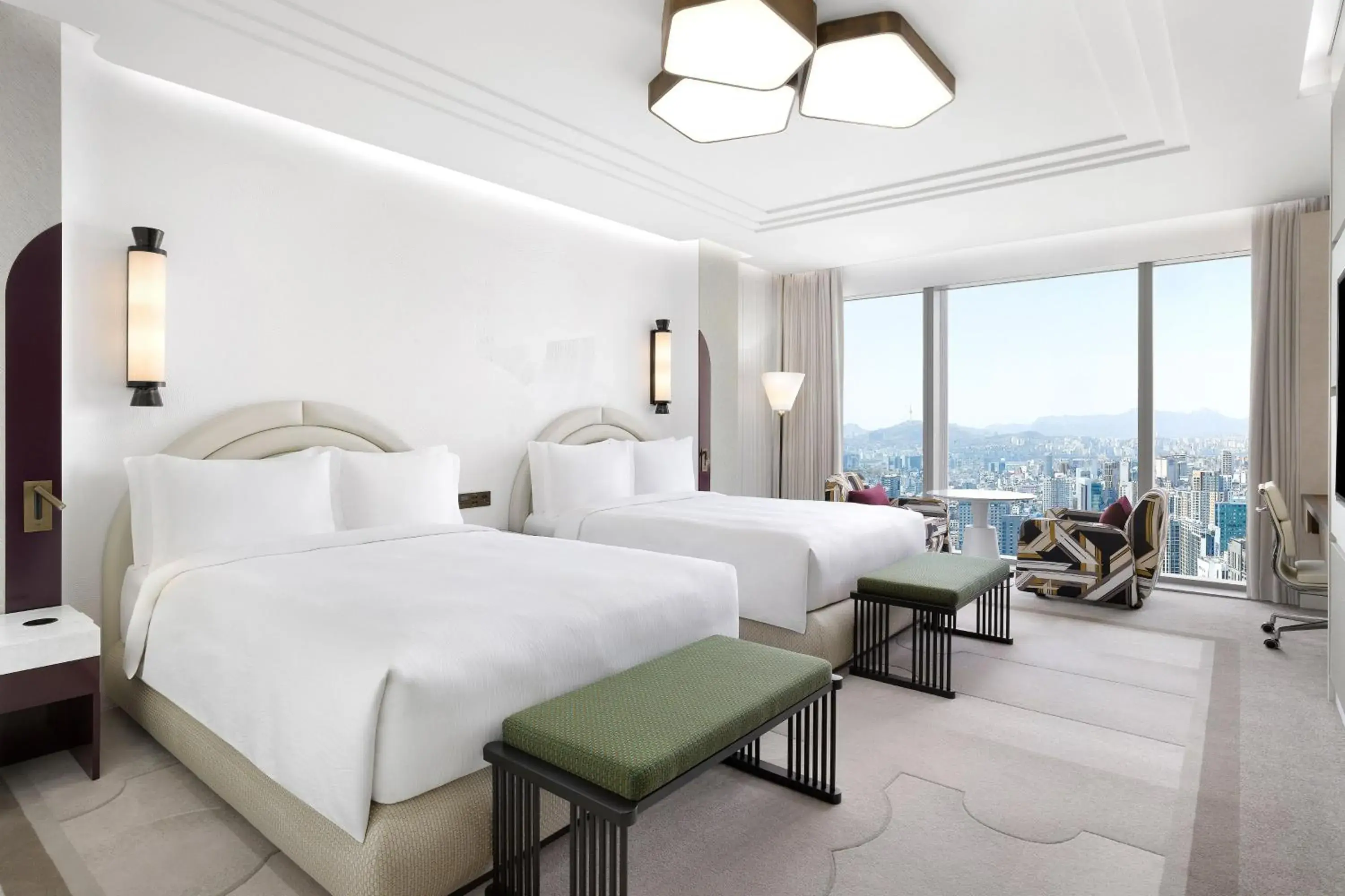 Grand Masters Queen Room with Two Queen Beds and City View in Josun Palace, a Luxury Collection Hotel, Seoul Gangnam Grand Masters Queen Room with Two Queen Beds and City View in Josun Palace, a Luxury Collection Hotel, Seoul Gangnam