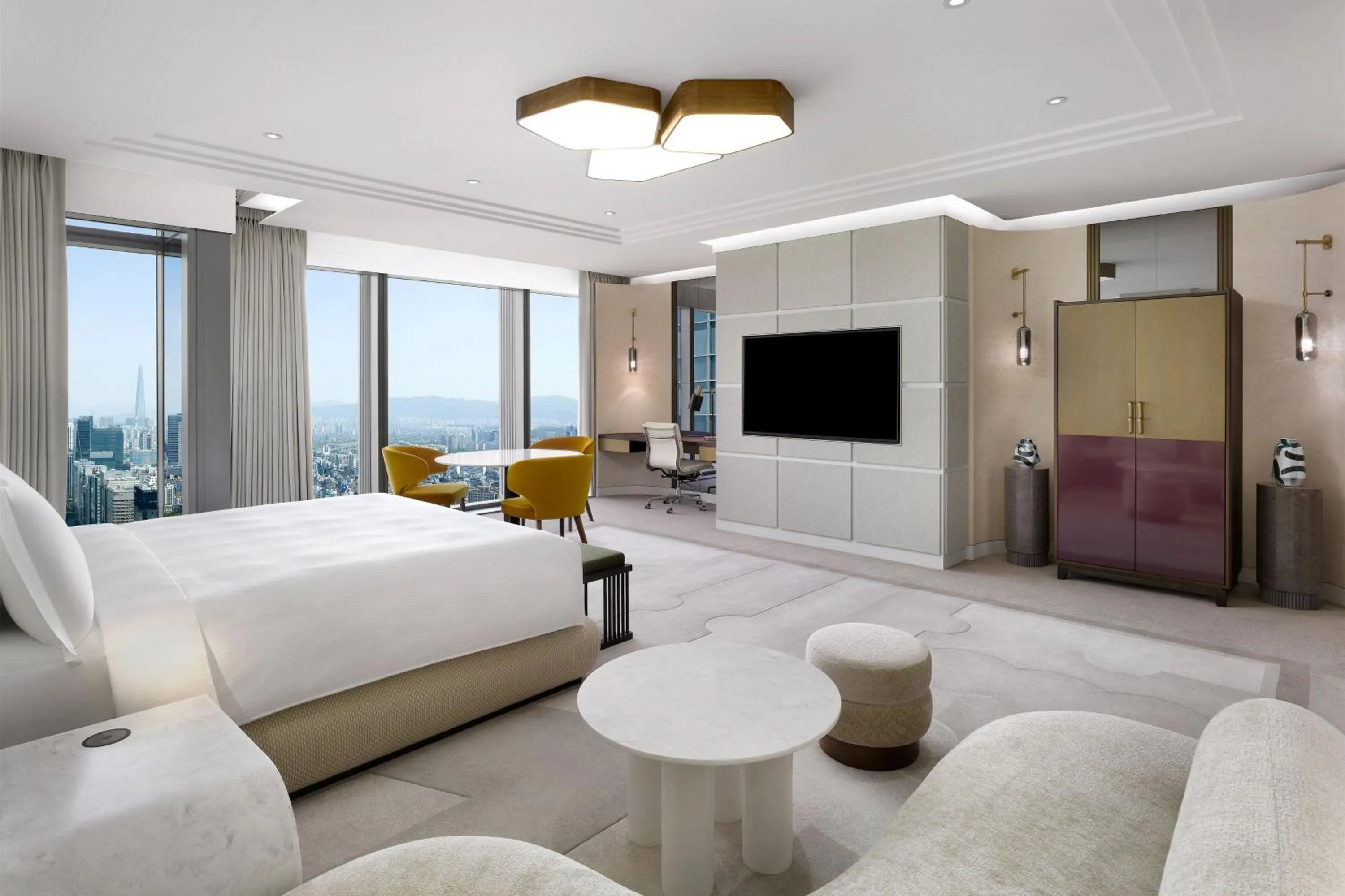 Photo of the whole room, Bed in Josun Palace, a Luxury Collection Hotel, Seoul Gangnam