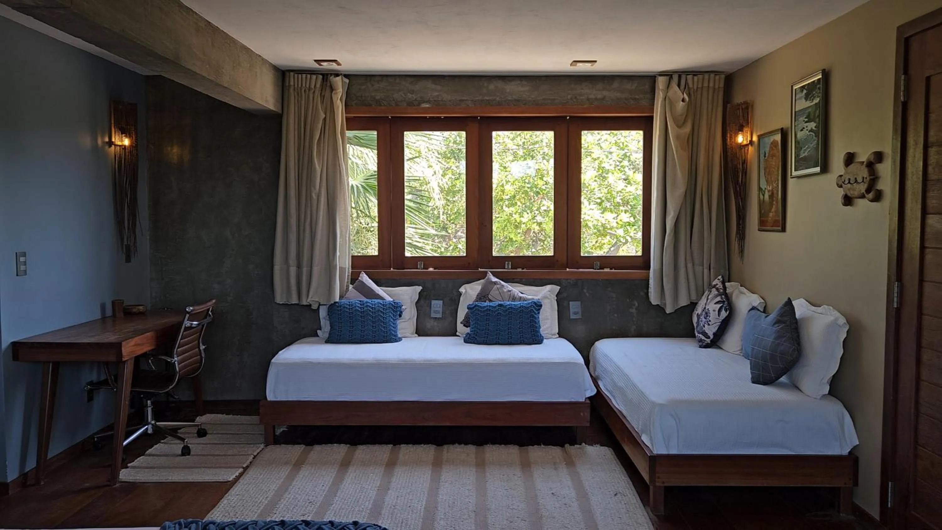 Living room, Bed in Vila das Águas