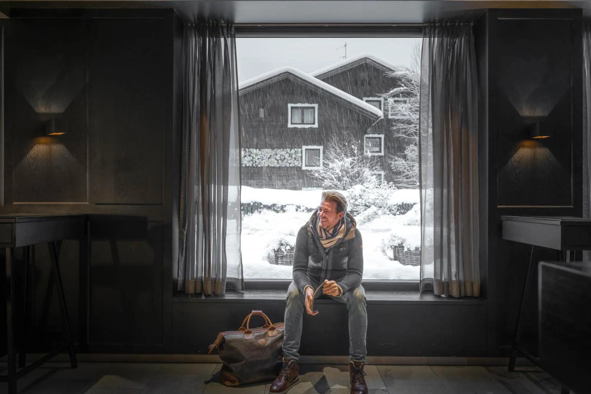 Lounge or bar in Sporthotel Silvretta Montafon