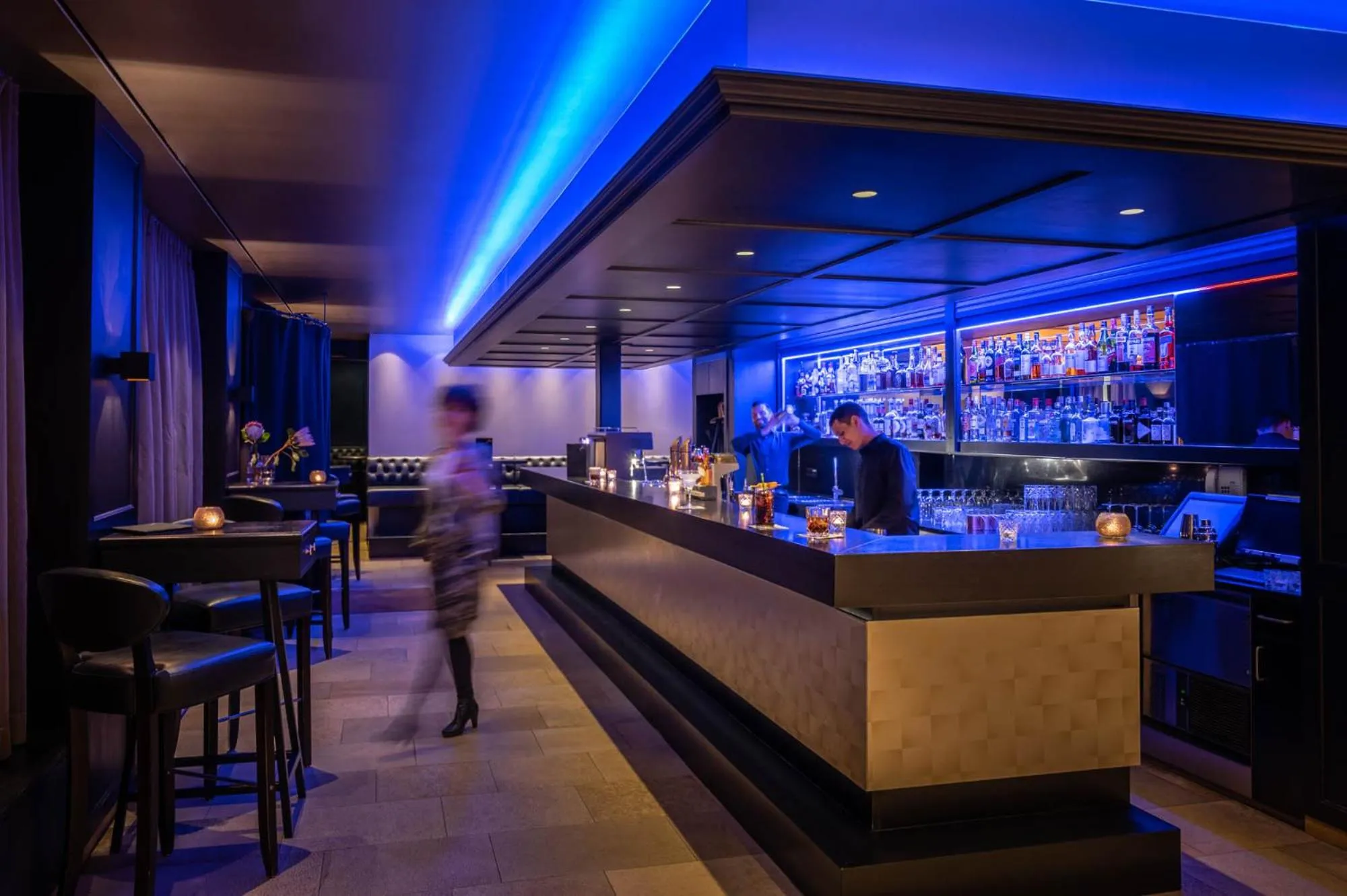 Lounge or bar in Sporthotel Silvretta Montafon