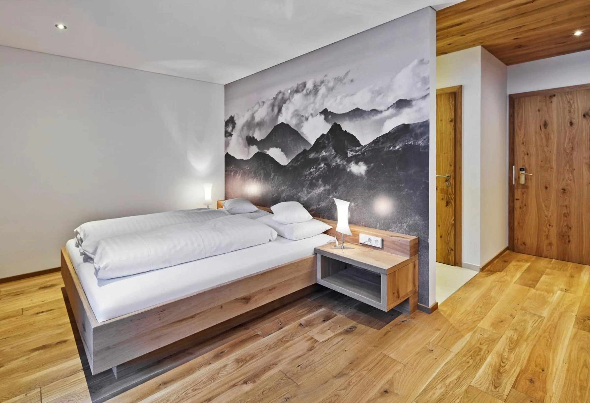 Bed in Sporthotel Silvretta Montafon
