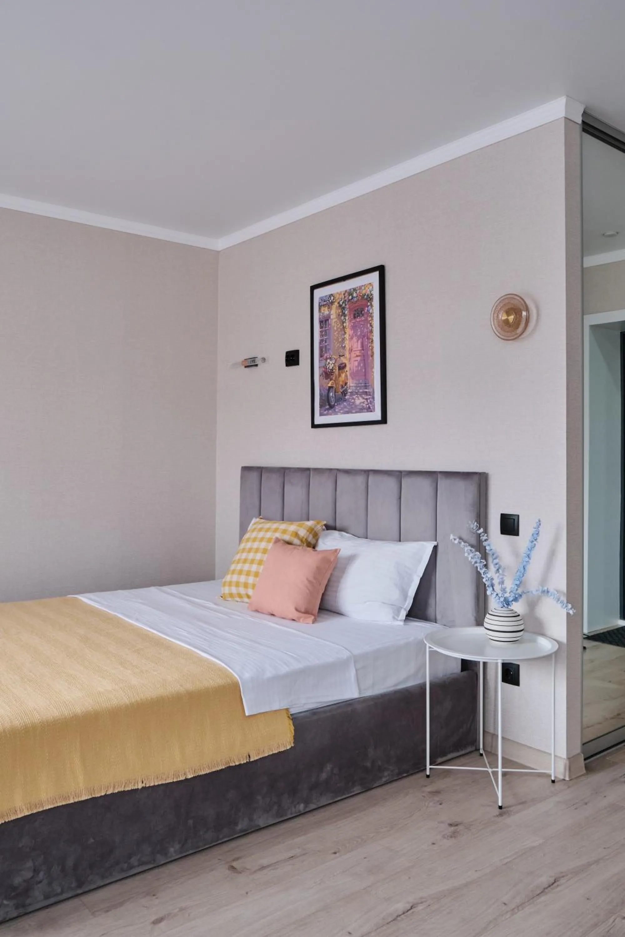 Bed in Seven City Apartments