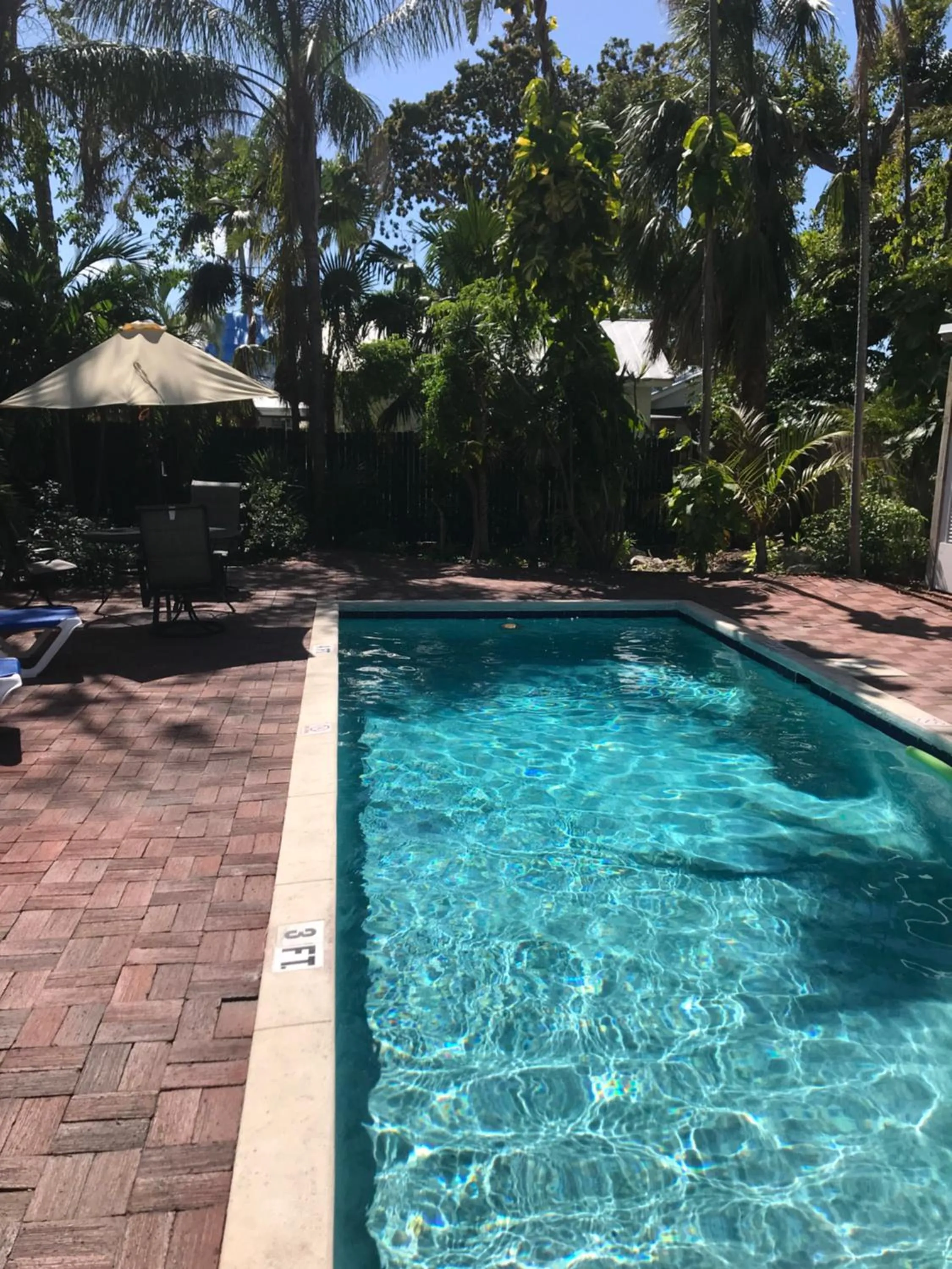 Patio in New Orleans House - Gay Male Adult Guesthouse