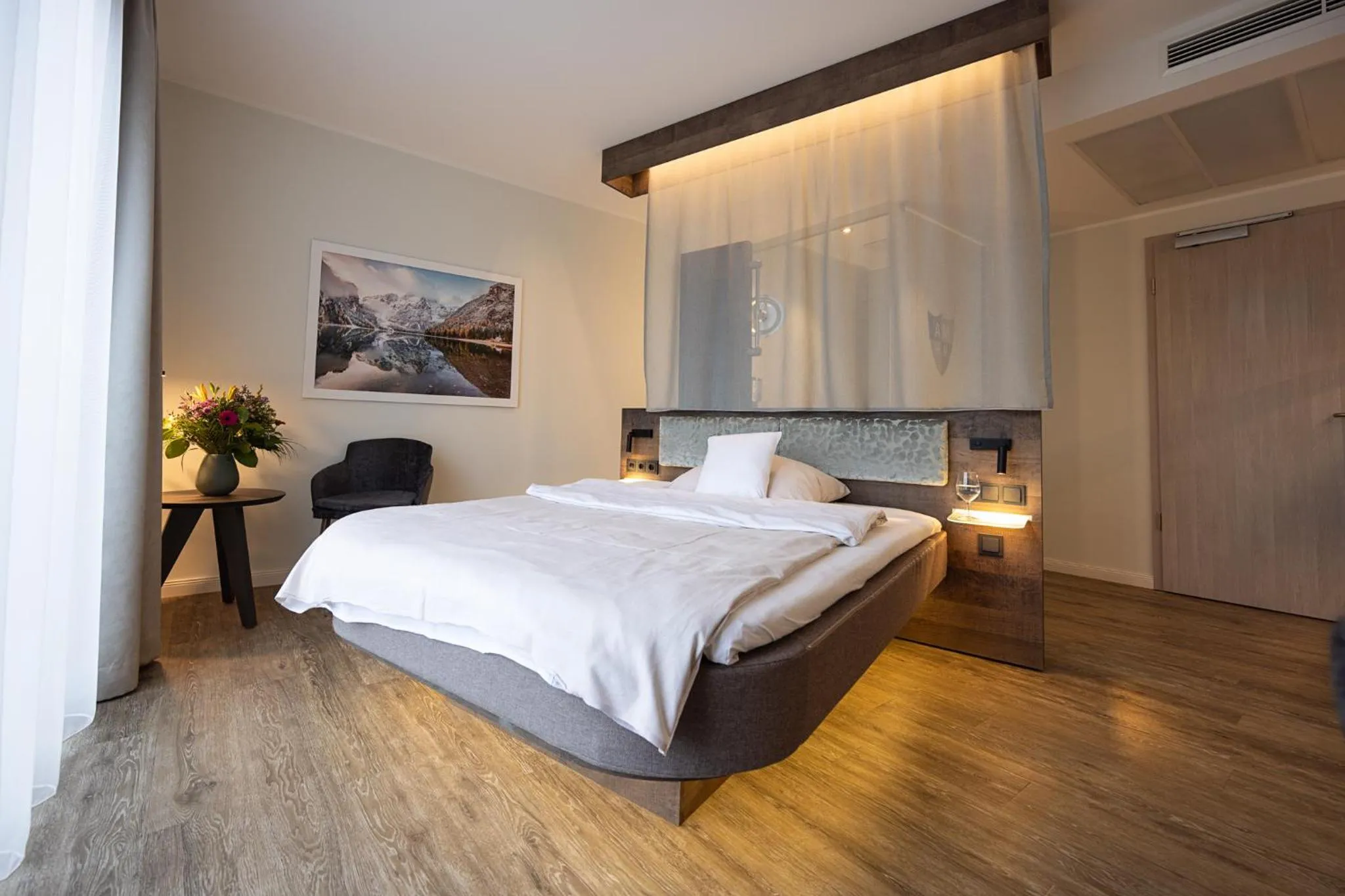 Photo of the whole room, Bed in Hotel Alte Mark