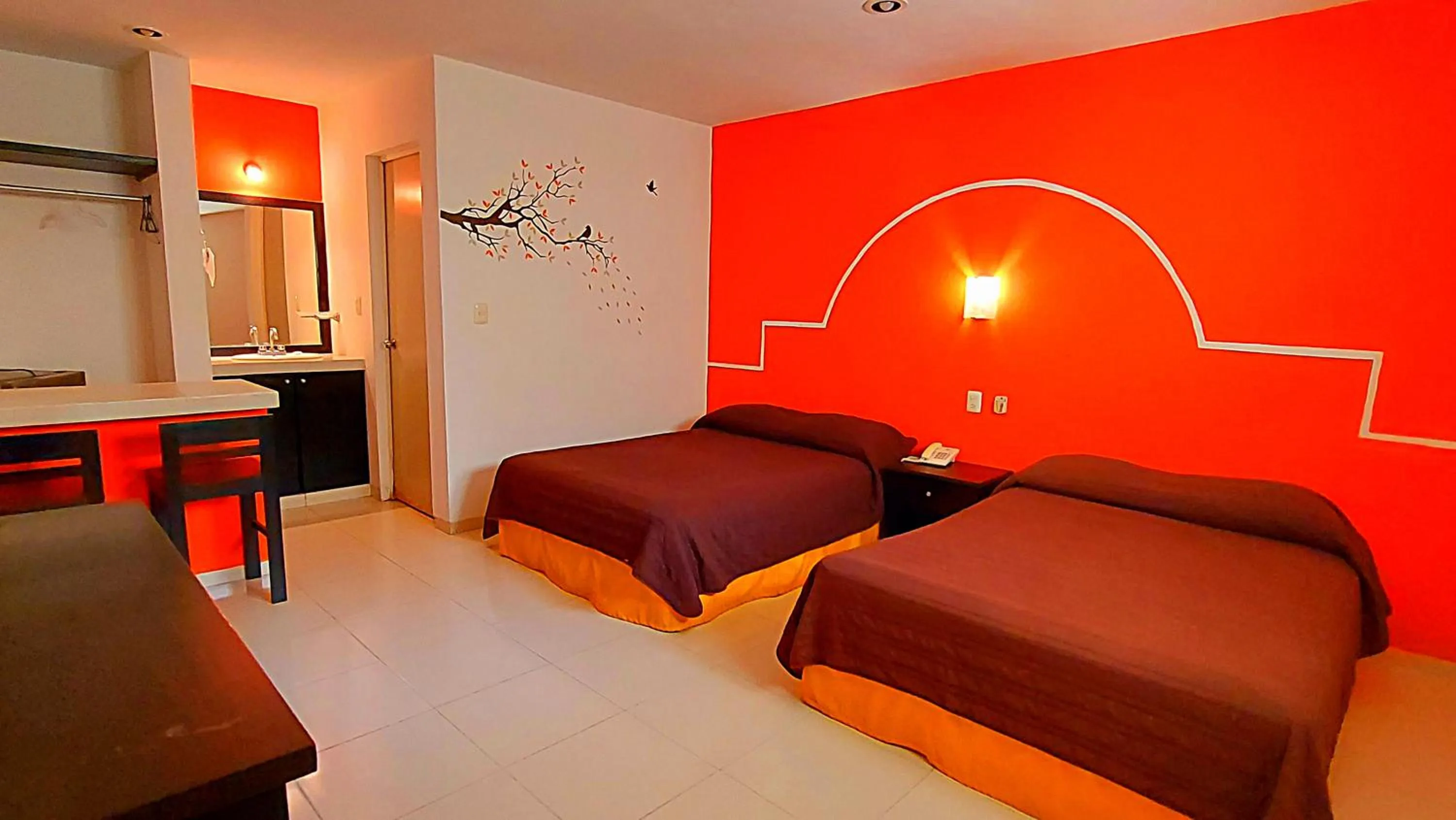 Bed in Hotel El Marques