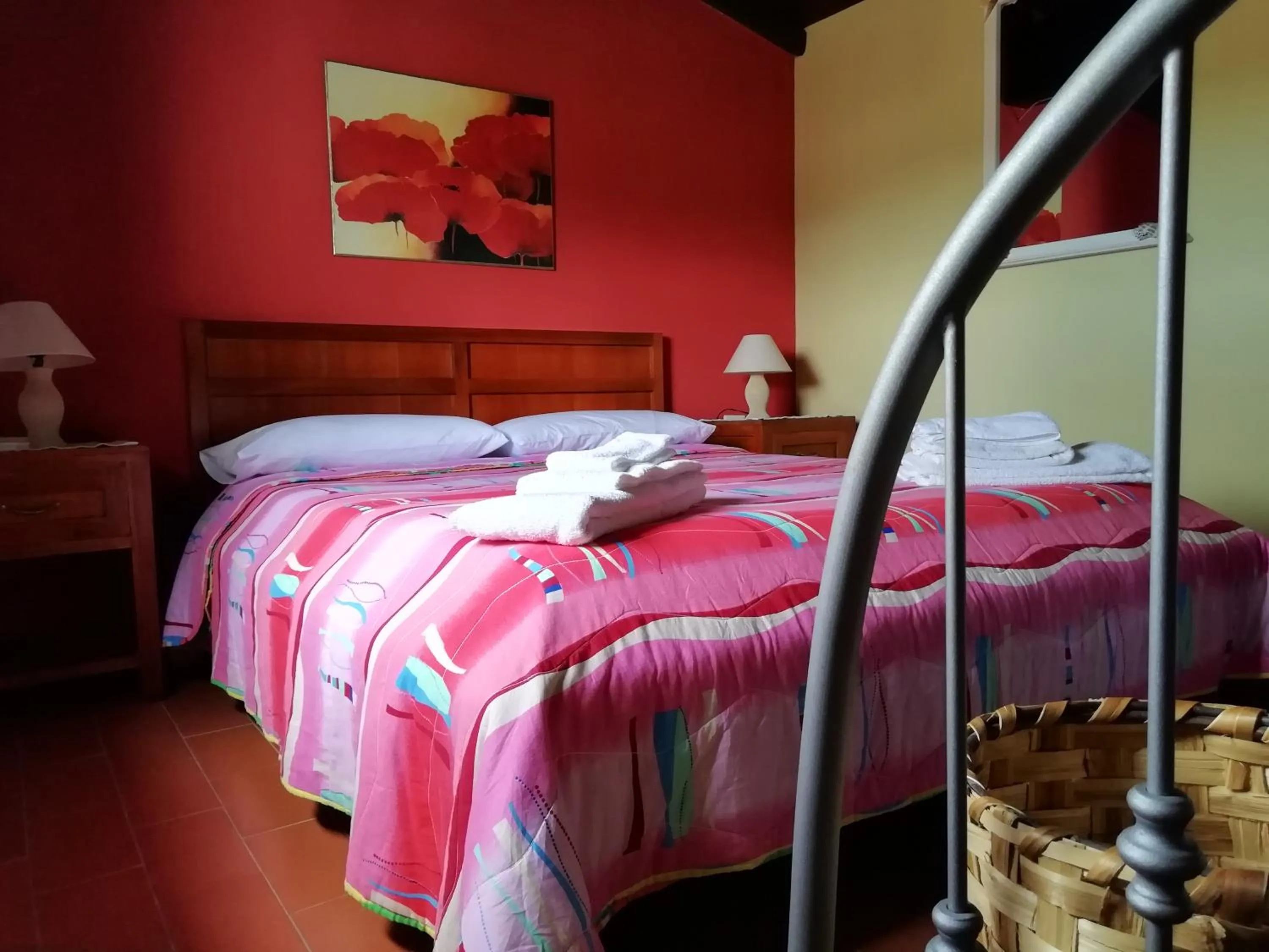 Bed in B&B Badde Cubas