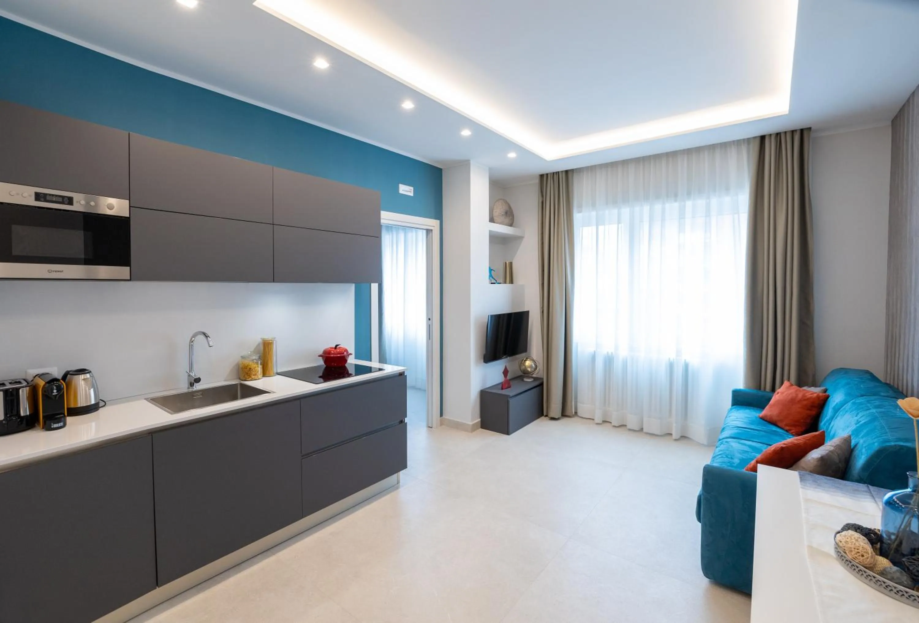 Kitchen or kitchenette in Napoli City Center - Appartamenti e Camere