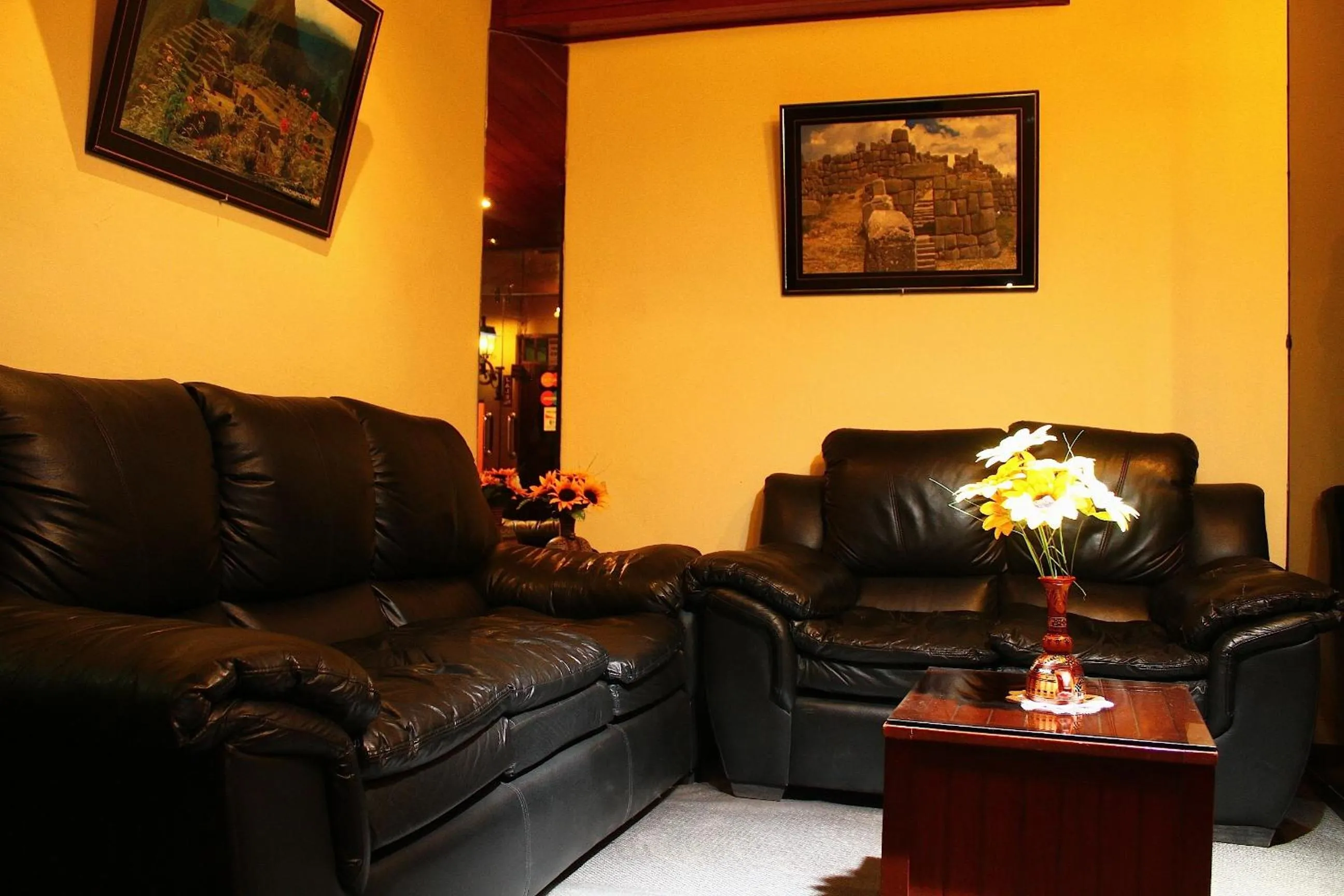 Communal lounge/ TV room in Hostal Alfredo's Palace