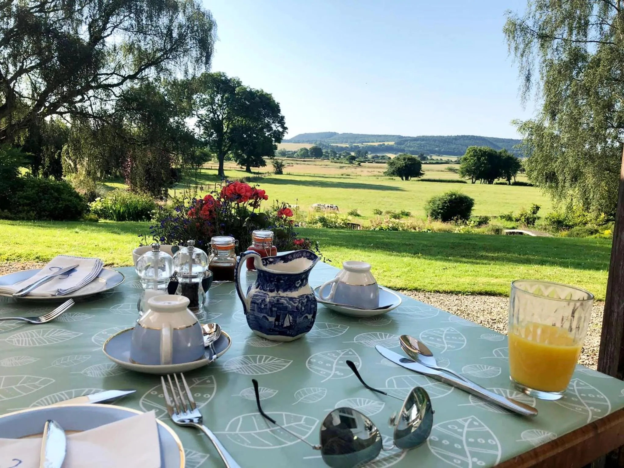 Balcony/Terrace in Upper Buckton B&B