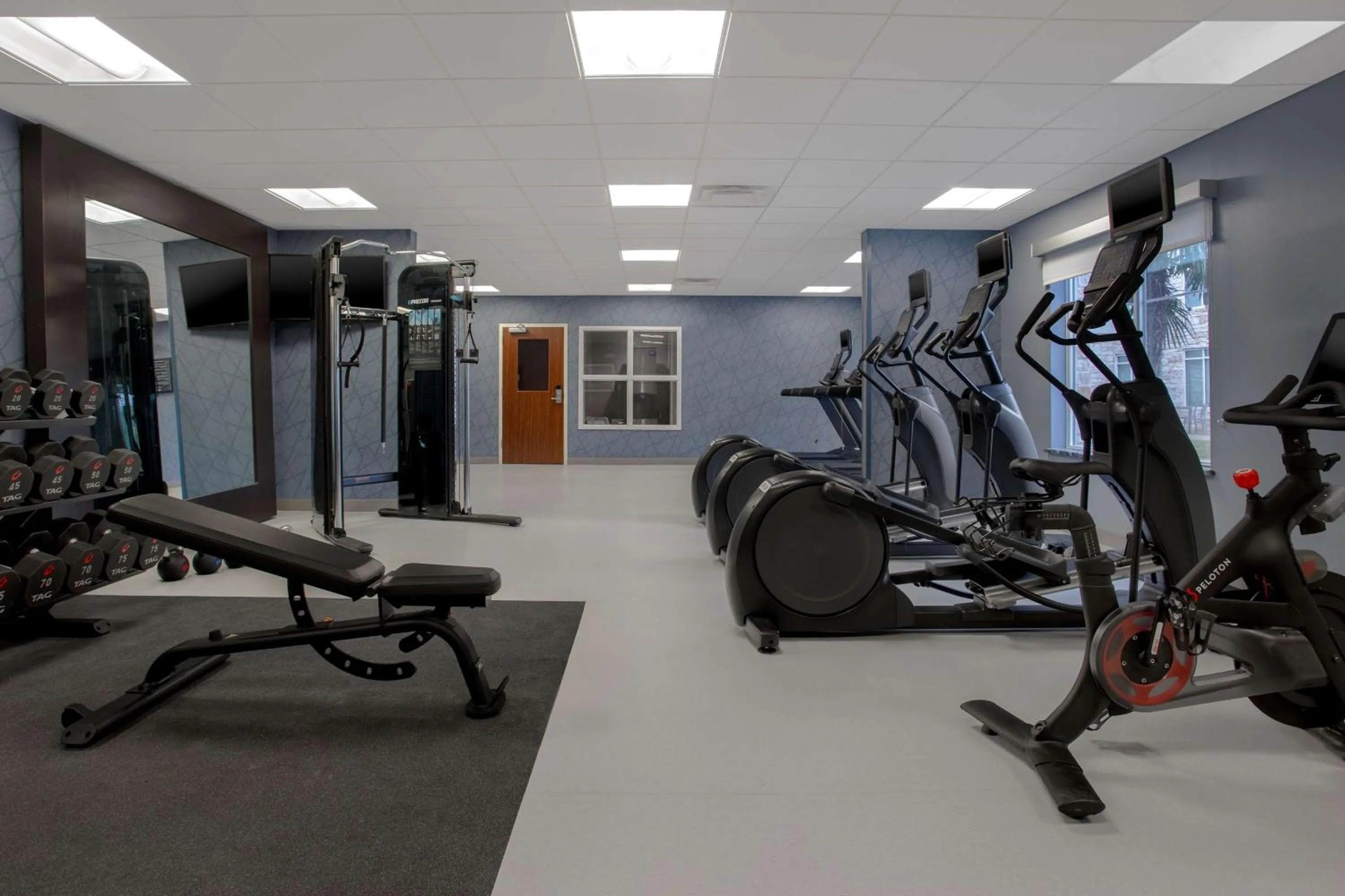 Fitness centre/facilities in Homewood Suites by Hilton Lackland AFB/SeaWorld, TX