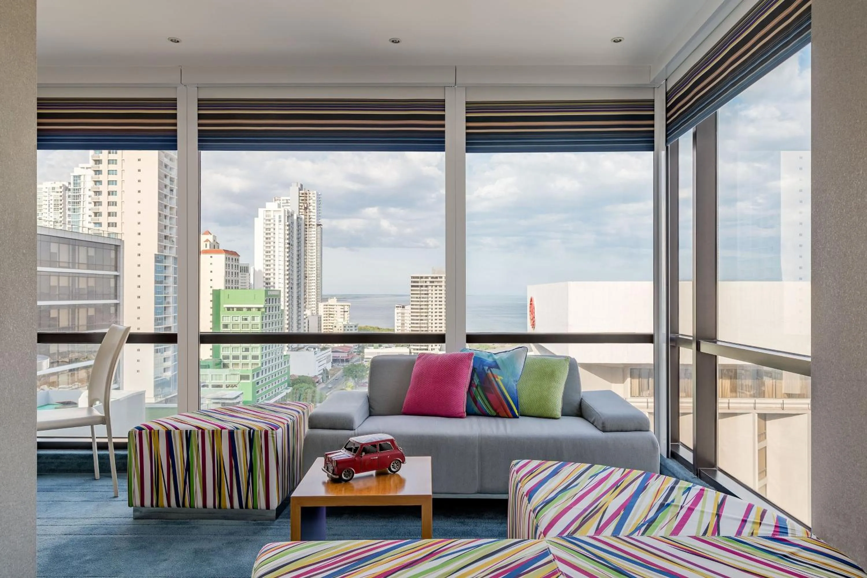 Living room in Aloft Panama