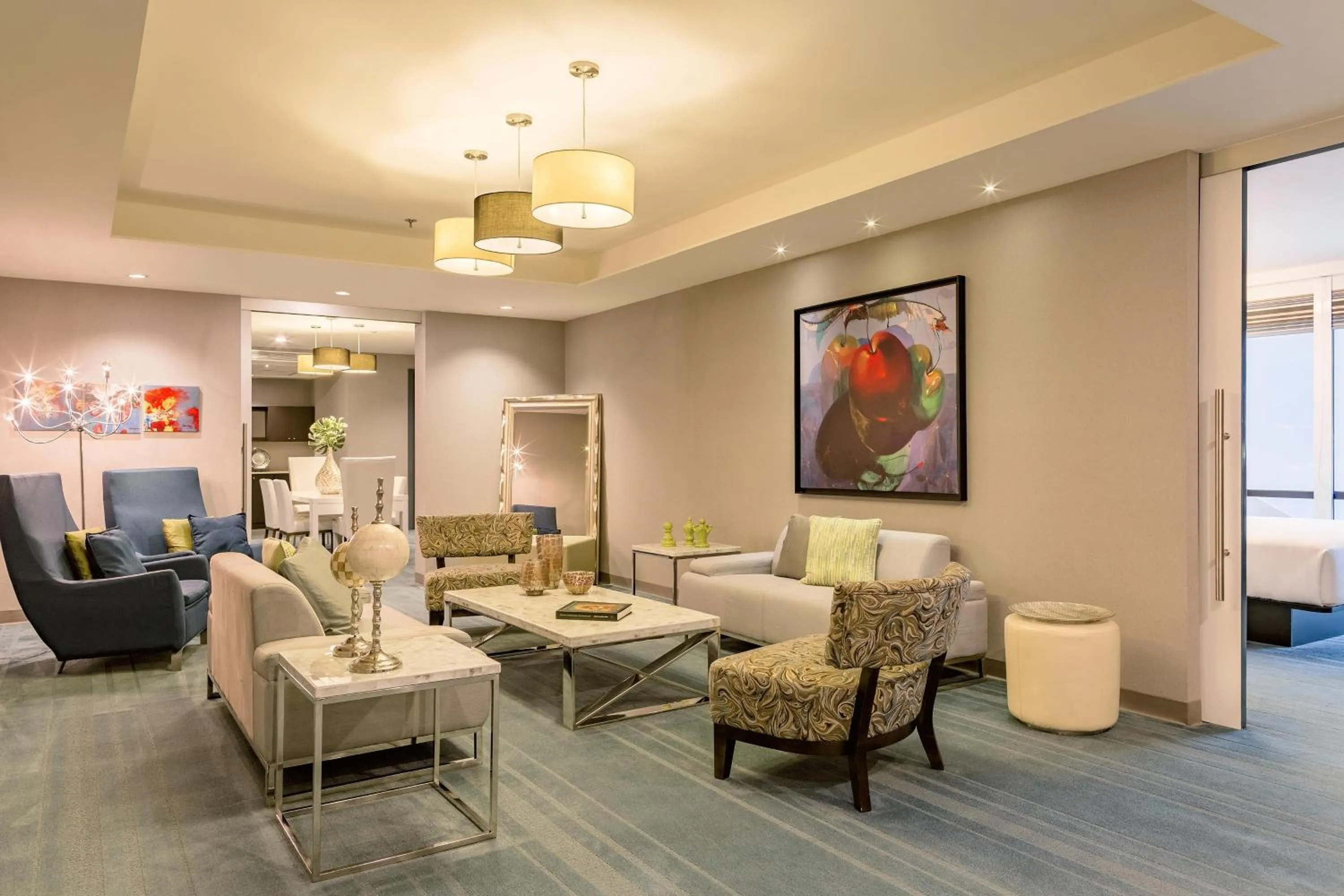 Living room in Aloft Panama