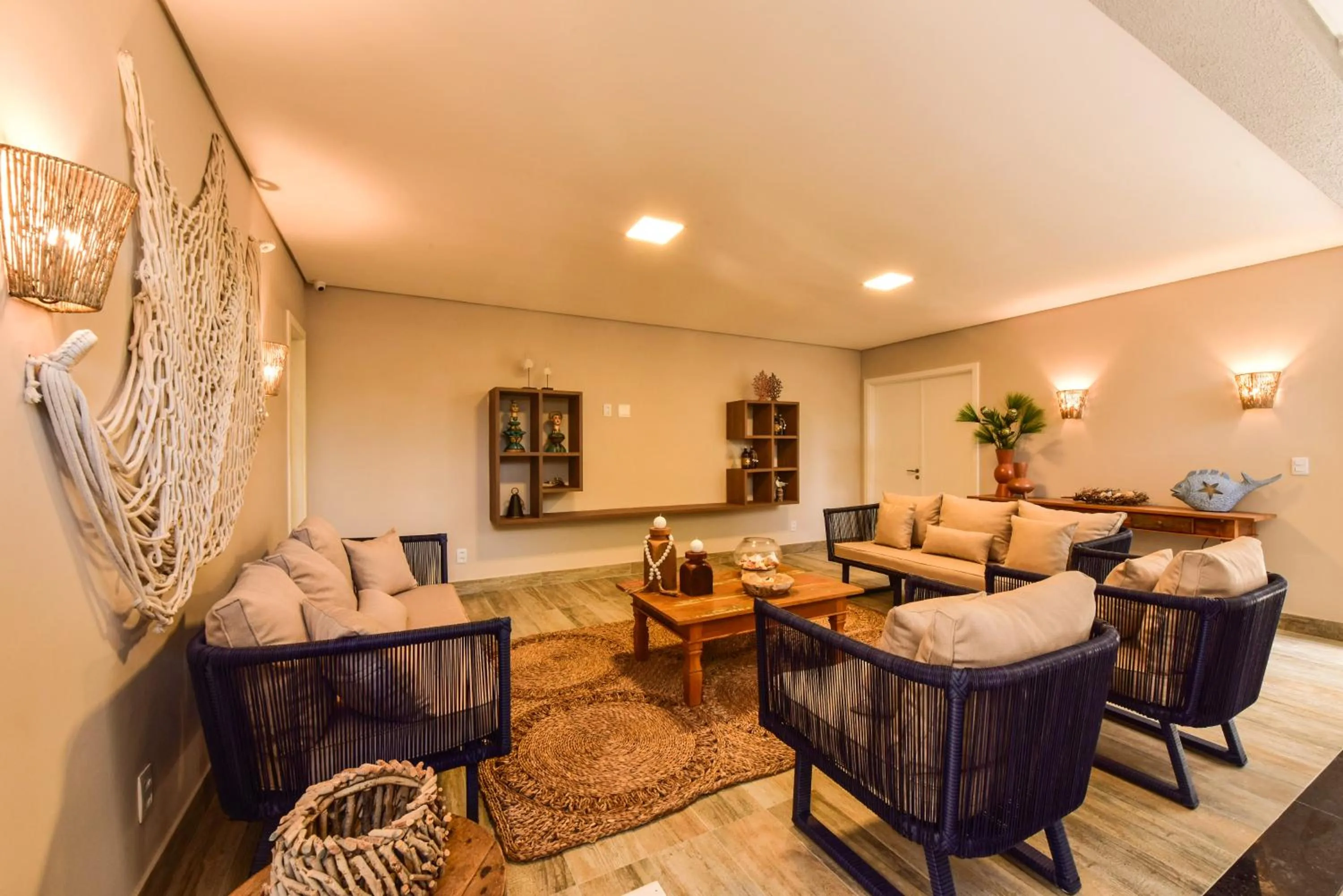 Seating area in Porto das Dunas Boutique Praia Hotel