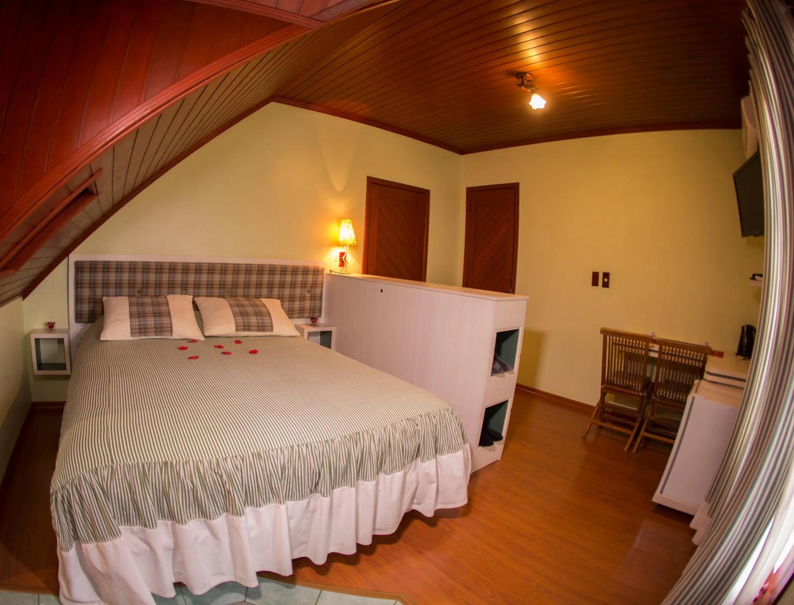 Bed in Chalé Alto da Serra - Pousada & Wellness Spa