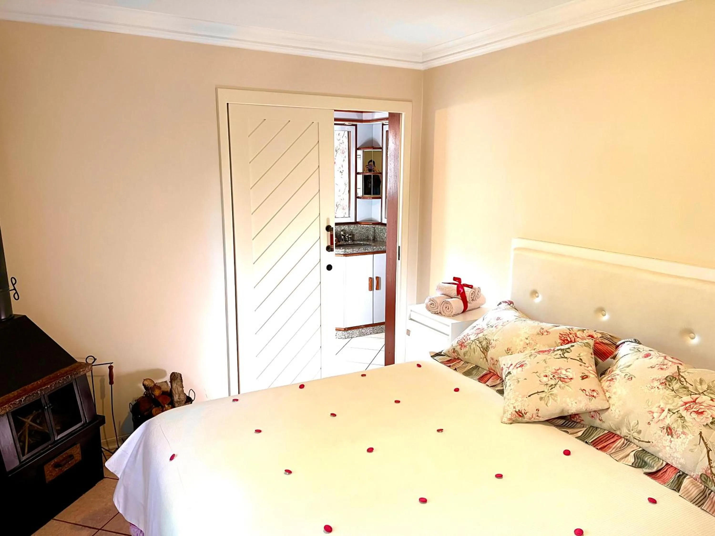 Bed in Chalé Alto da Serra - Pousada & Wellness Spa
