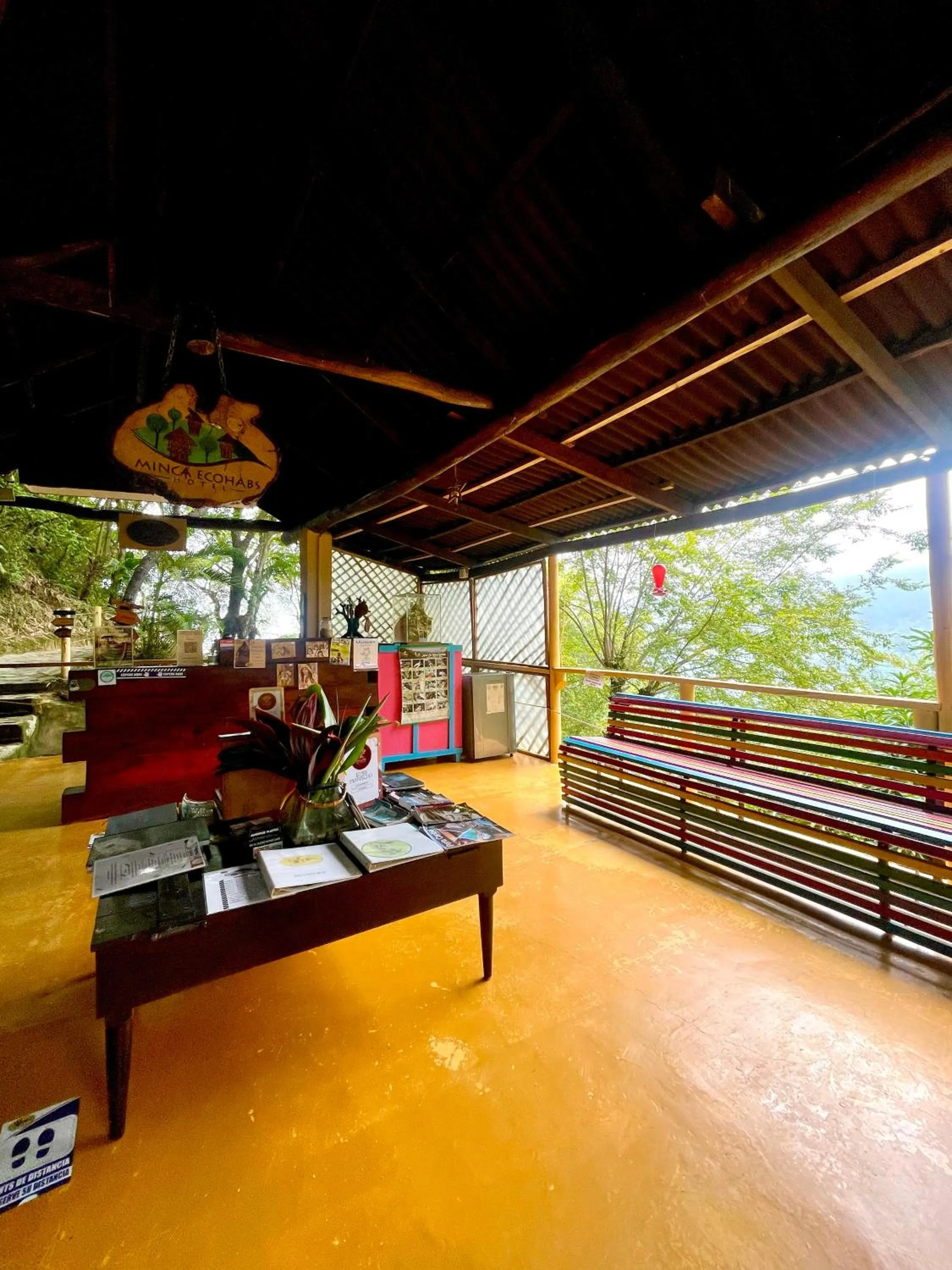 Lobby or reception in Minca Ecohabs Hotel