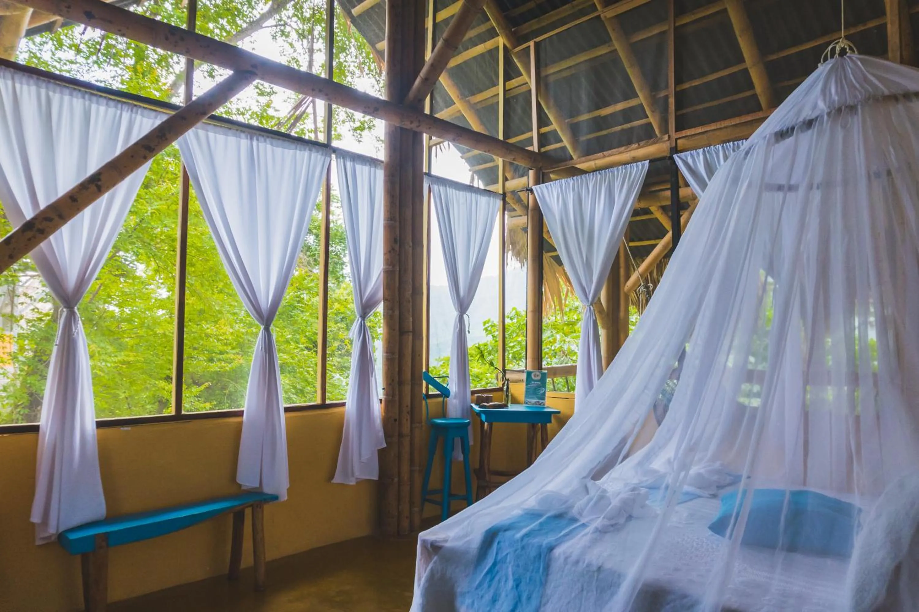 Bed in Minca Ecohabs Hotel