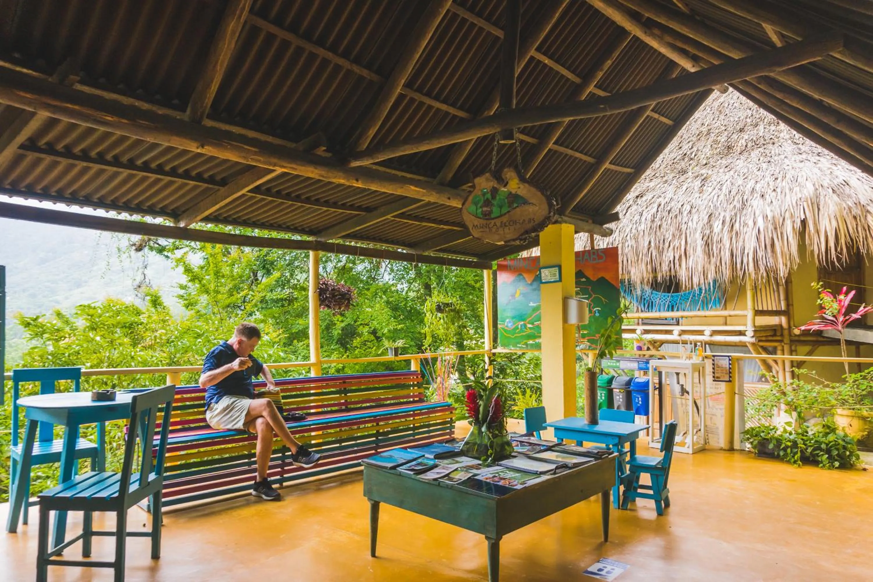 Lobby or reception in Minca Ecohabs Hotel