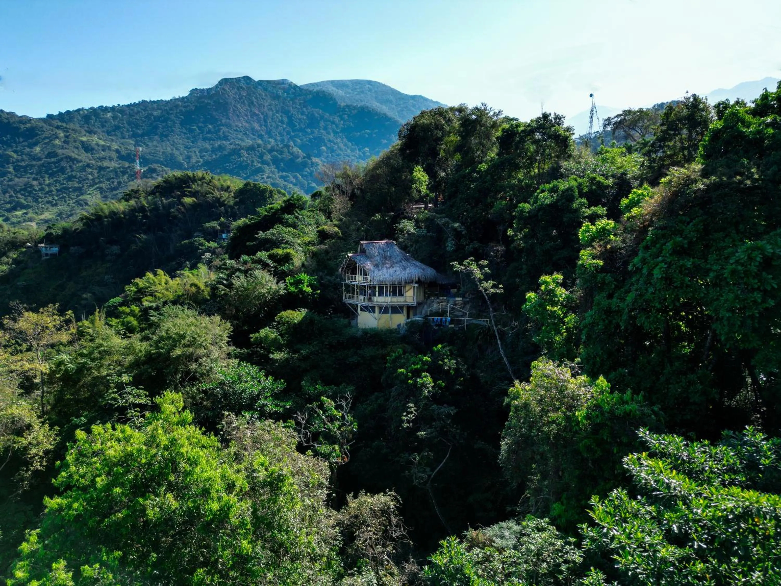 Natural landscape in Minca Ecohabs Hotel