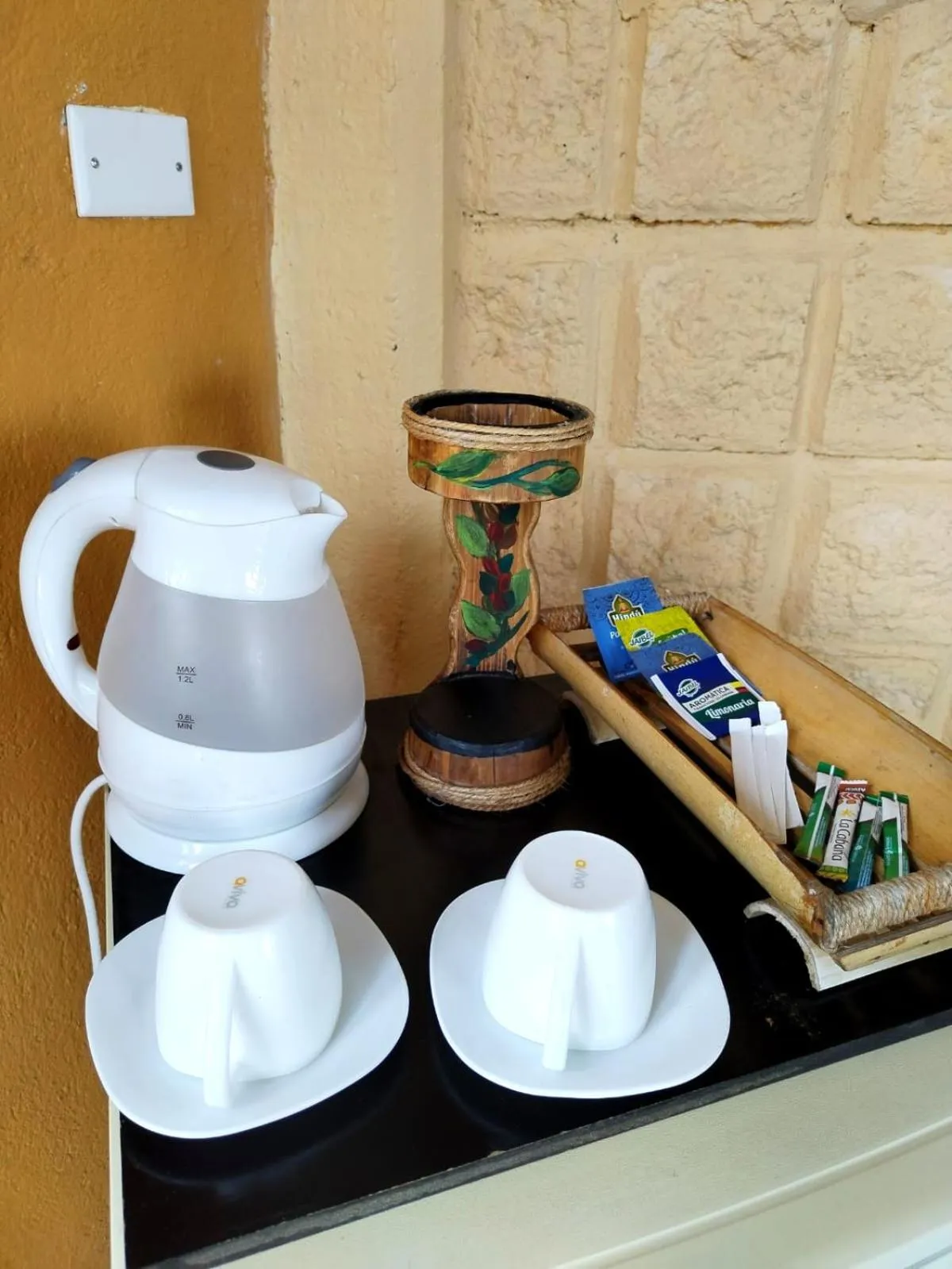 Coffee/tea facilities in Minca Ecohabs Hotel