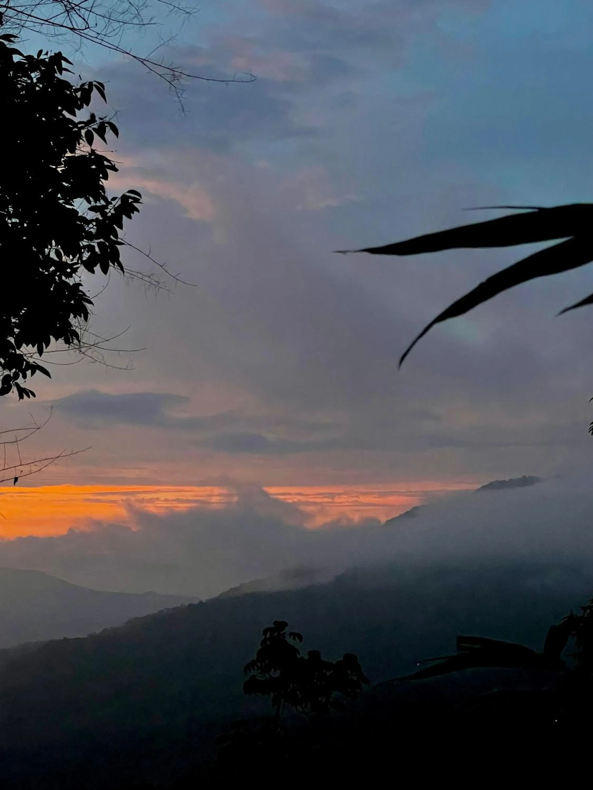 Sunset in Minca Ecohabs Hotel