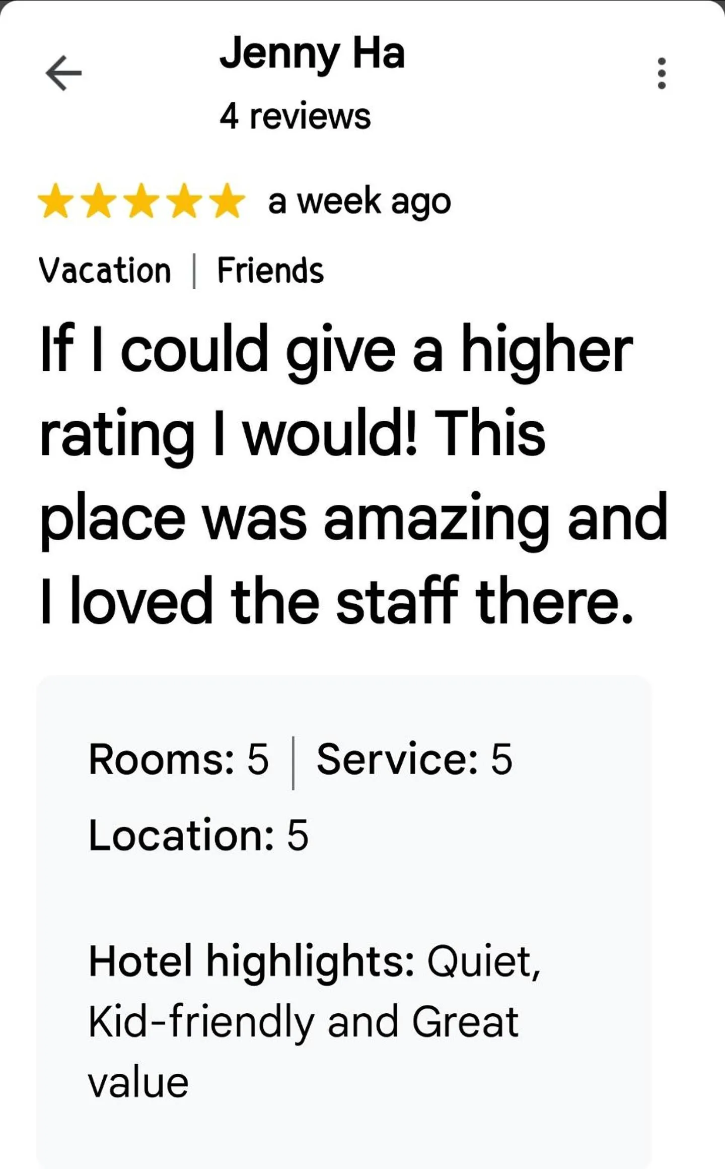 Text overlay in LaDa's House Da Nang