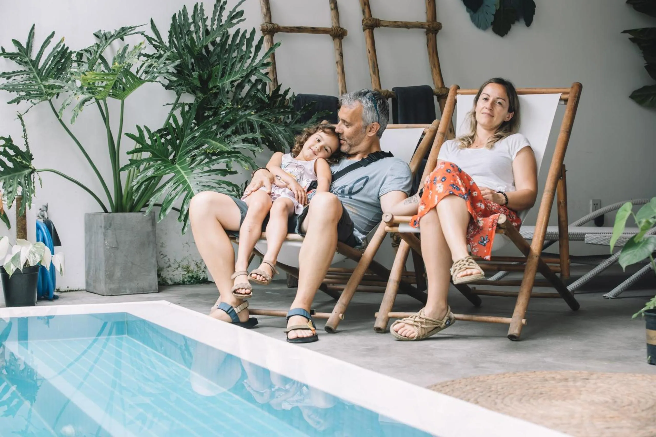 Pool view in LaDa's House Da Nang