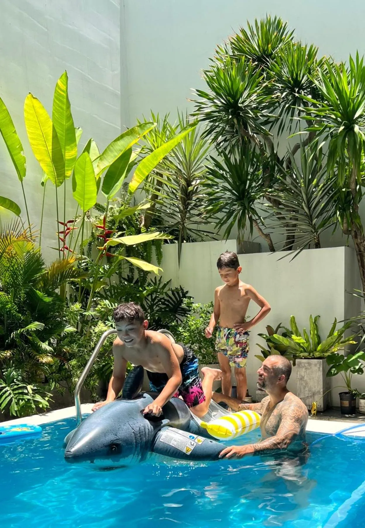 Swimming pool in LaDa's House Da Nang