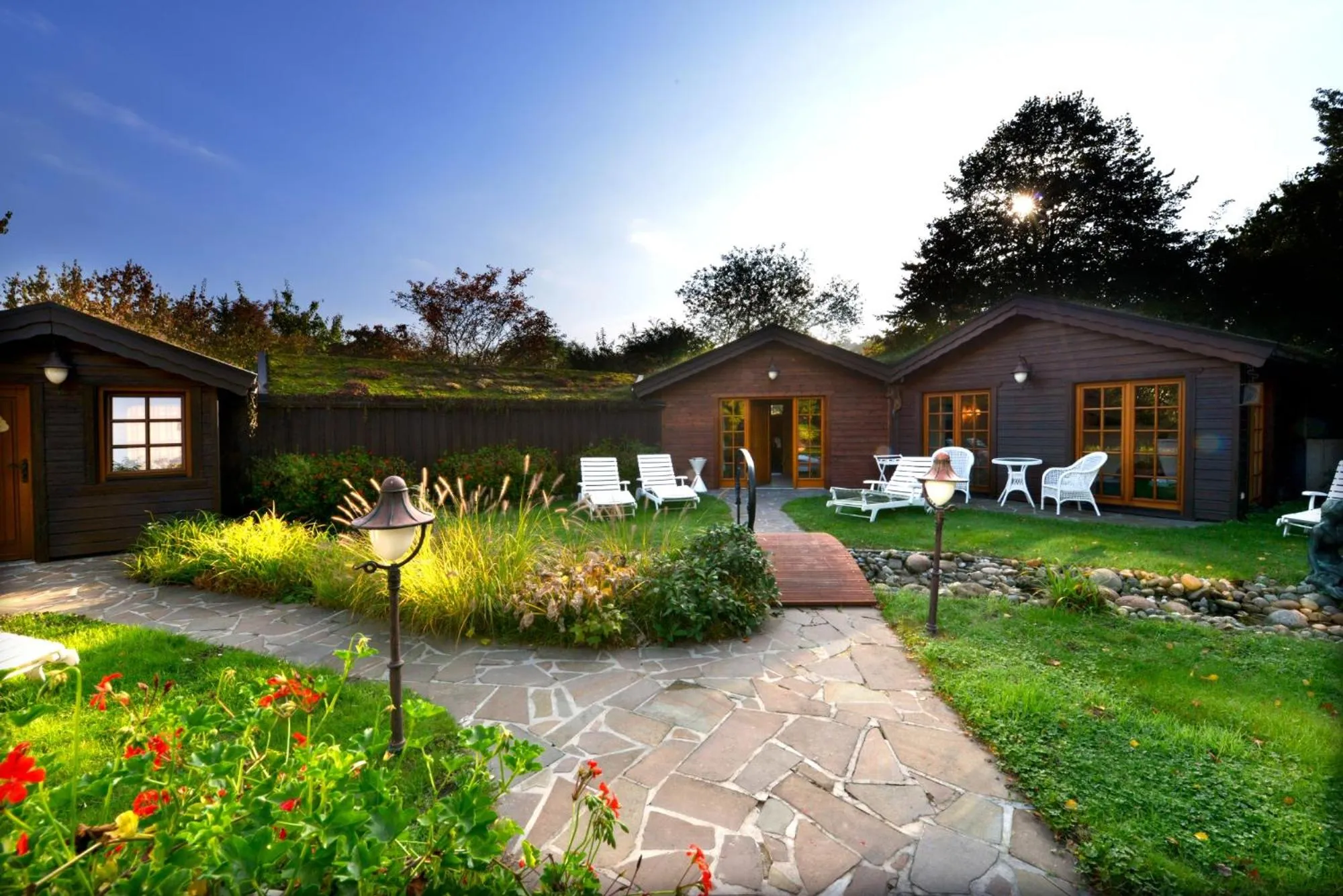 Sauna in Lohmann's Romantik Hotel Gravenberg