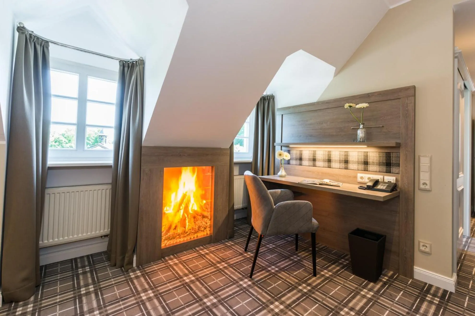 Seating area in Lohmann's Romantik Hotel Gravenberg