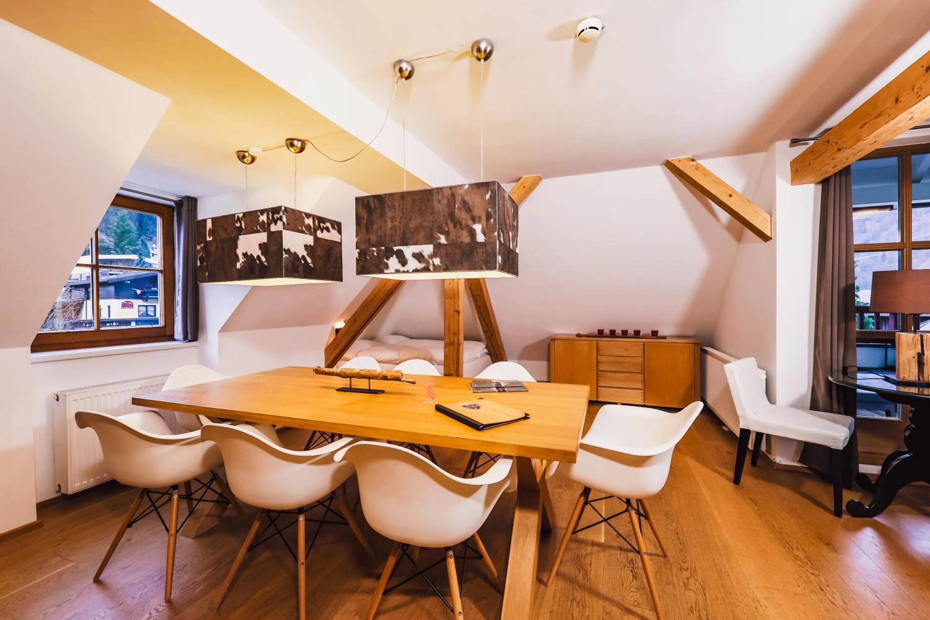 Dining area in Kitz Residenz by Alpin Rentals