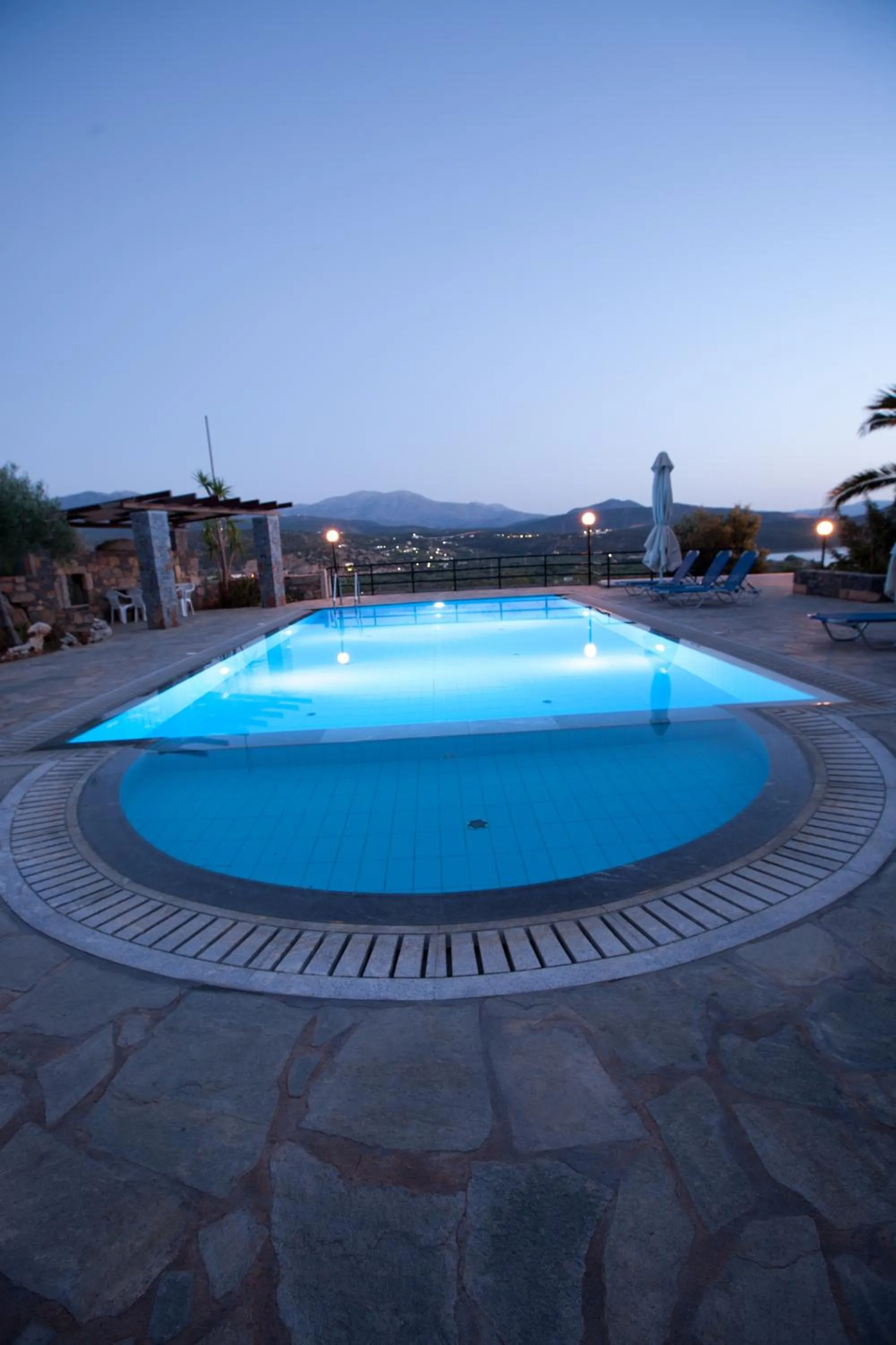 Swimming pool in Villa Michalis
